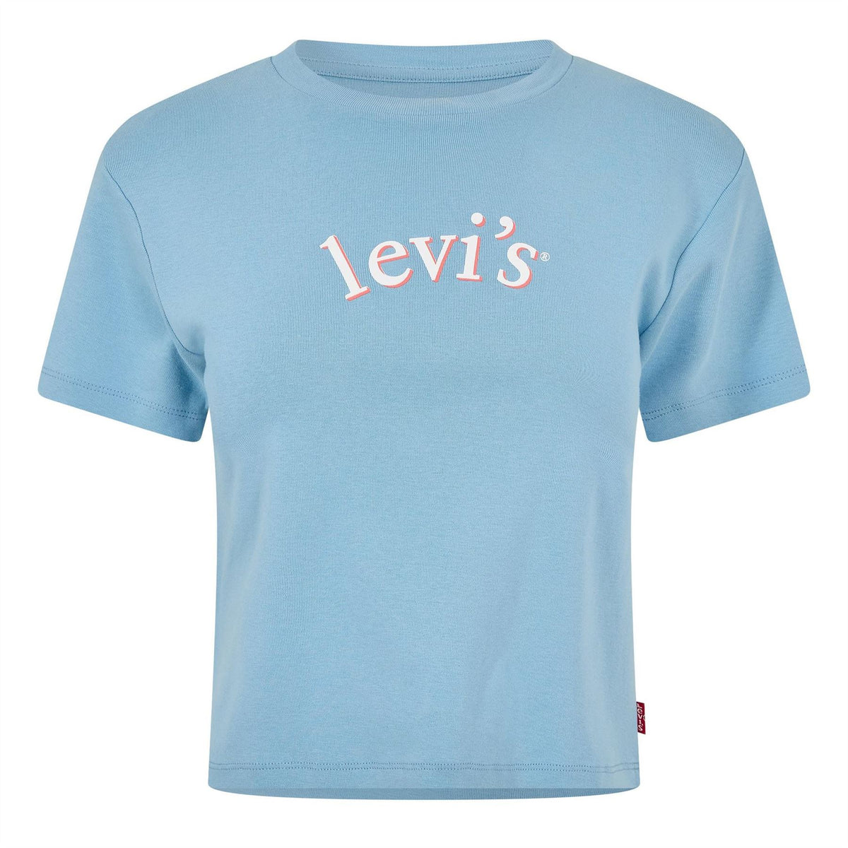 Levis Lacoste Lettering Crew Neck Short Sleeve T-Shirt