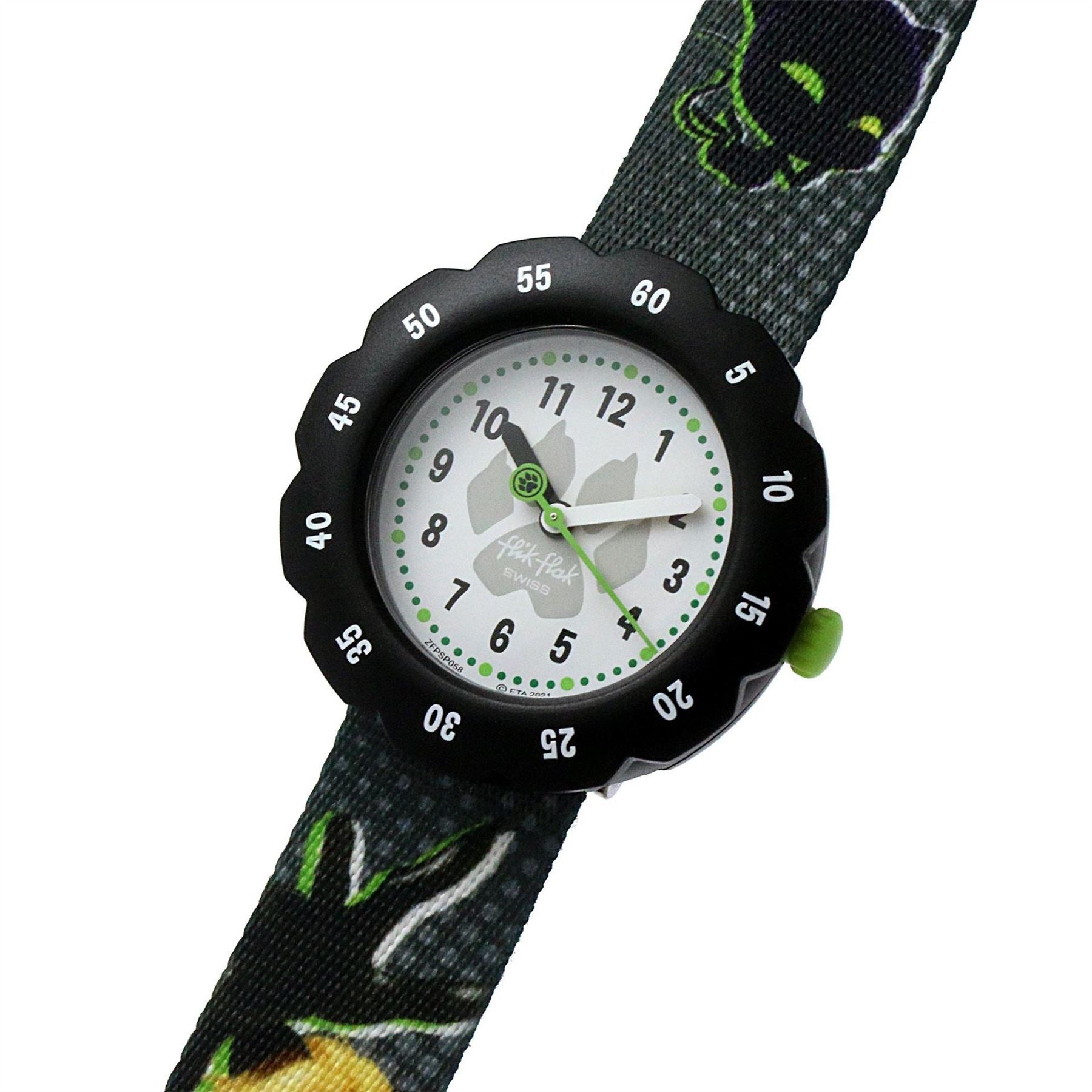 Flik Flak Bold Hands Clear Markers Analogue Quartz Watch
