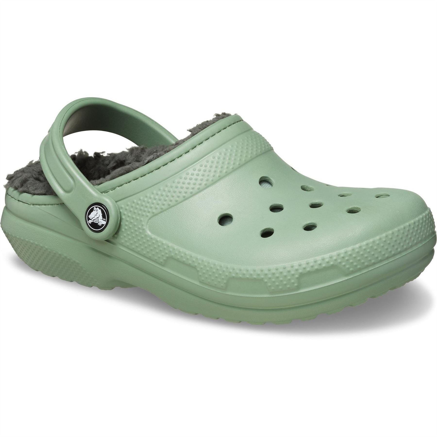 Crocs Lined Shuv Clogs with Perforated Toe