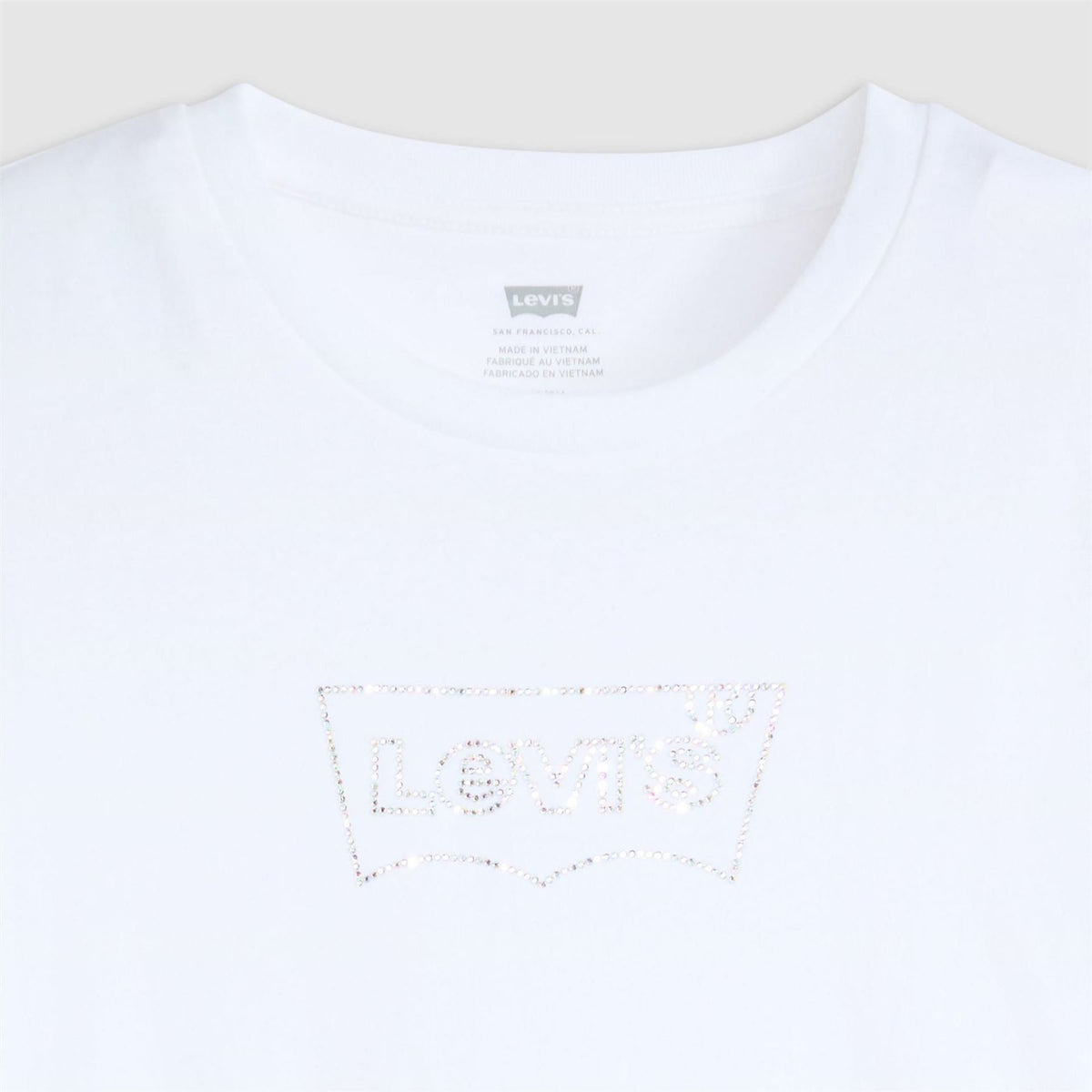 Levis The Perfect Wordmark Graphic Crew Neck Short Sleeve T-Shirt