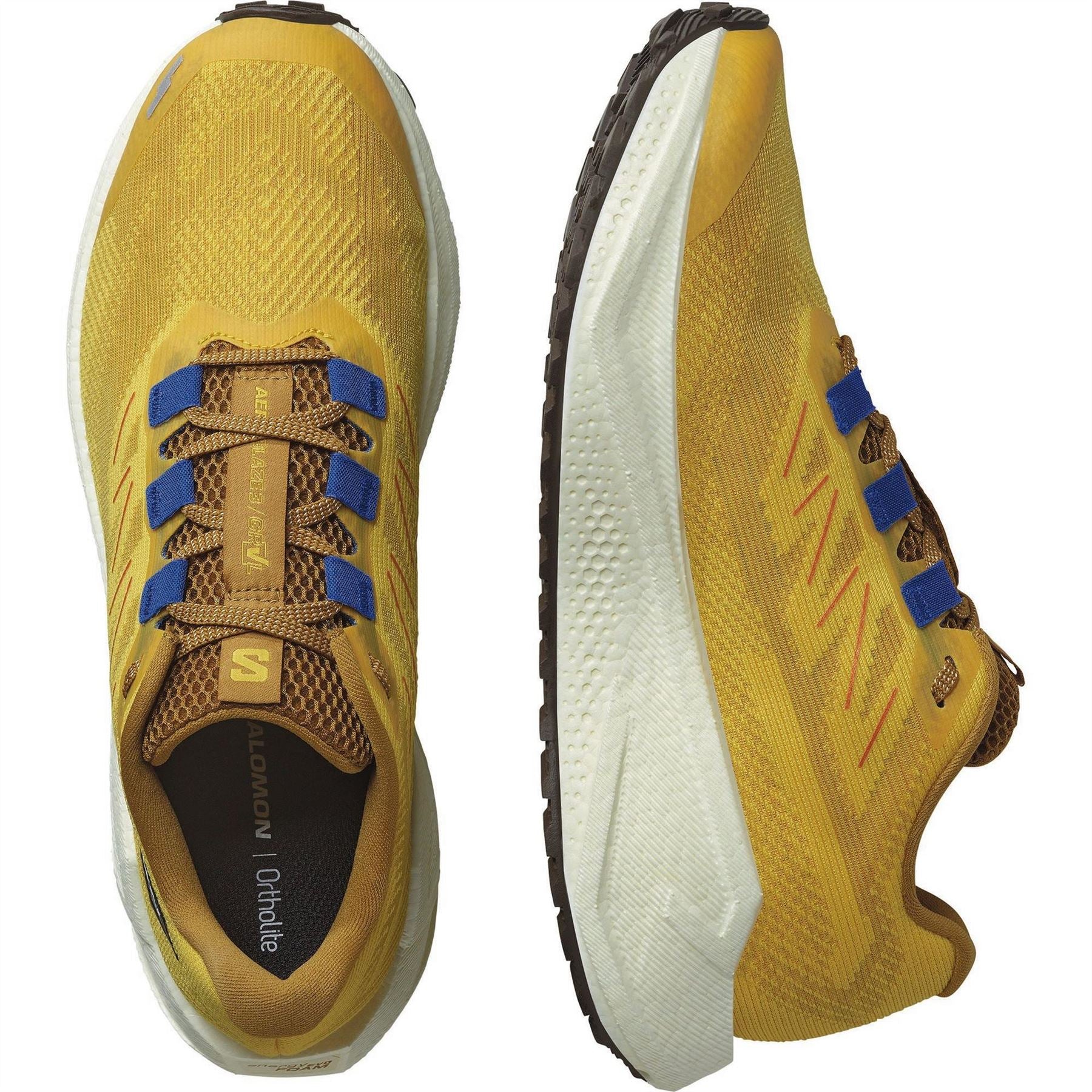 Salomon Mens Aero Blaze 3 Grvl Spicym Vanila Na Trail Running