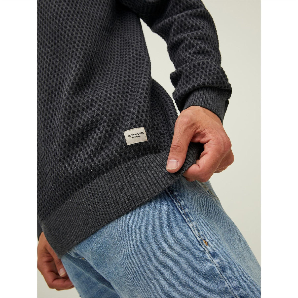 Jack and Jones Regular Fit Knit Long Sleeve Sweater