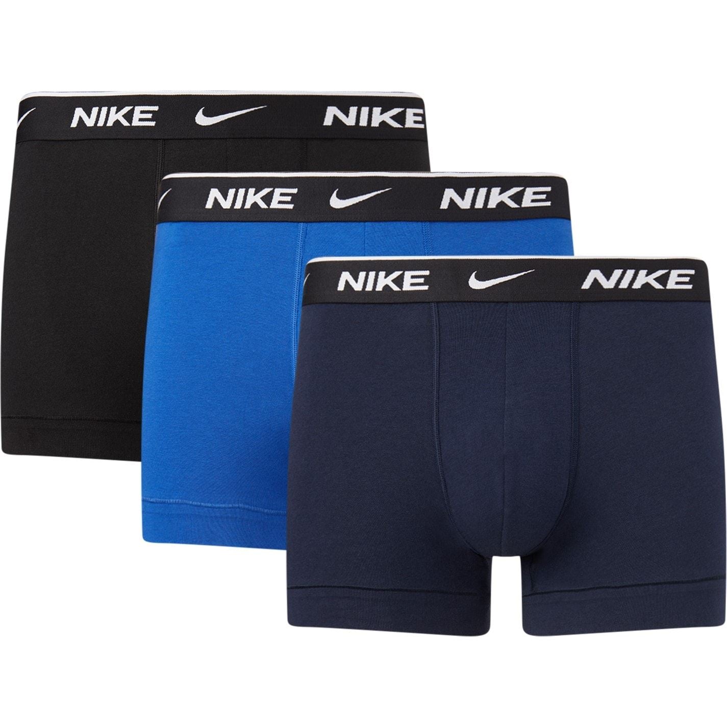 Nike Mens 3 Pack Everyday Cotton Trunks