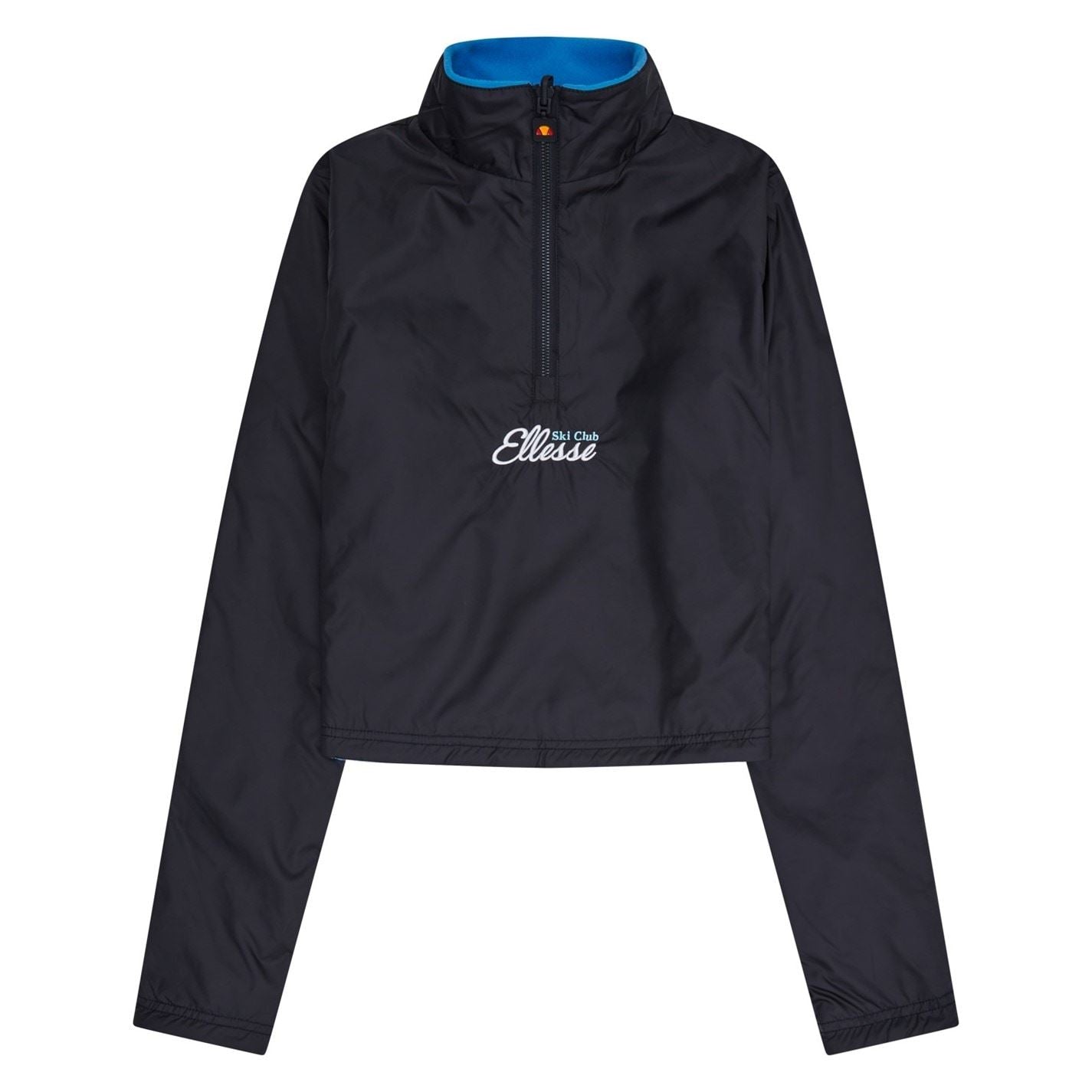 Ellesse Natrlich Solid Patterned Quarter Zipper Fleece Jacket