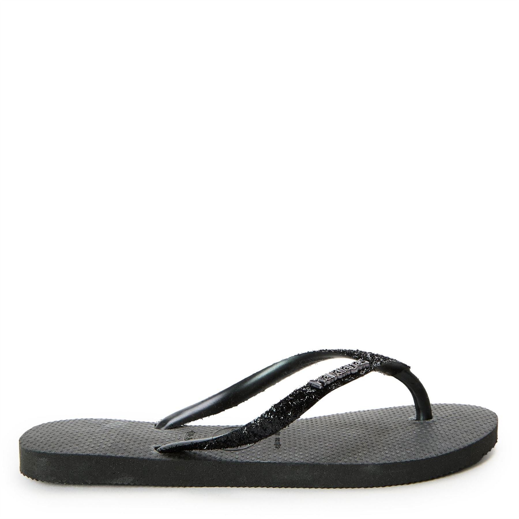 Havaianas Hav. Slim Glitter Ii Black Dark Gre Flip Flops Womens
