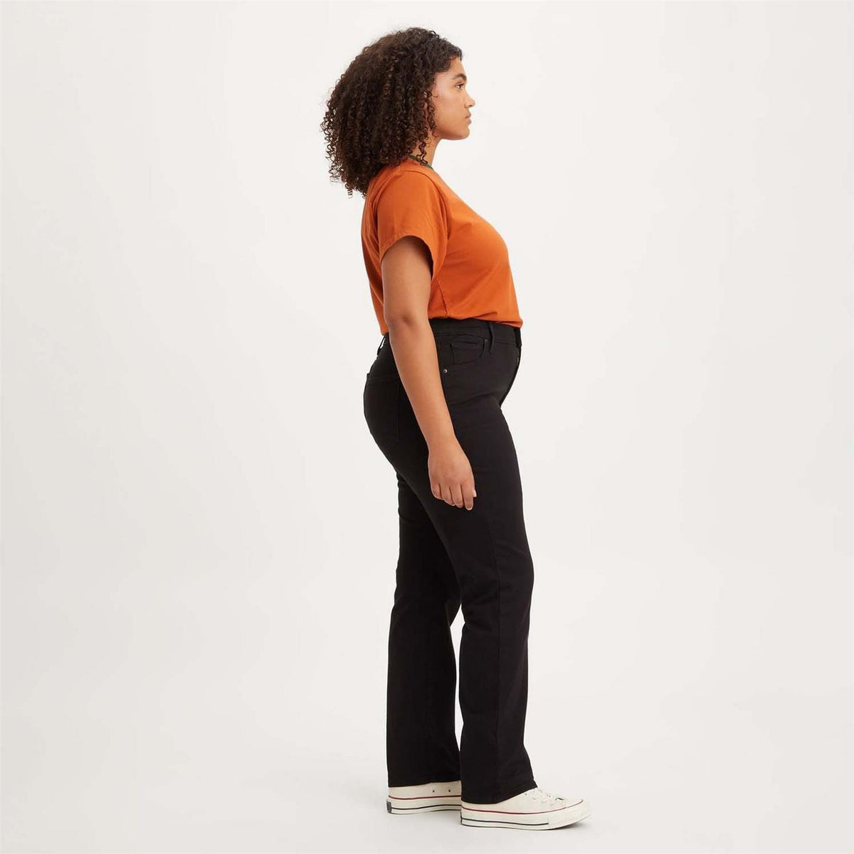 Levis Plus High Rise Straight Jeans