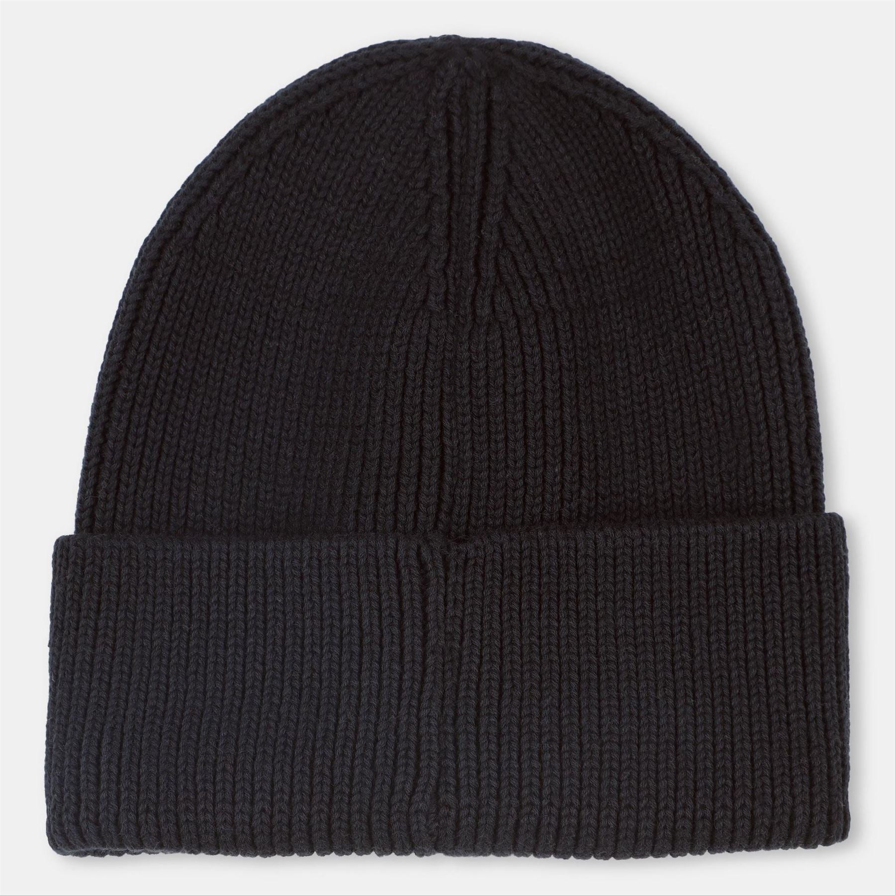 Hugo Ribbed Patterned Junior Beanie with Bold Logo