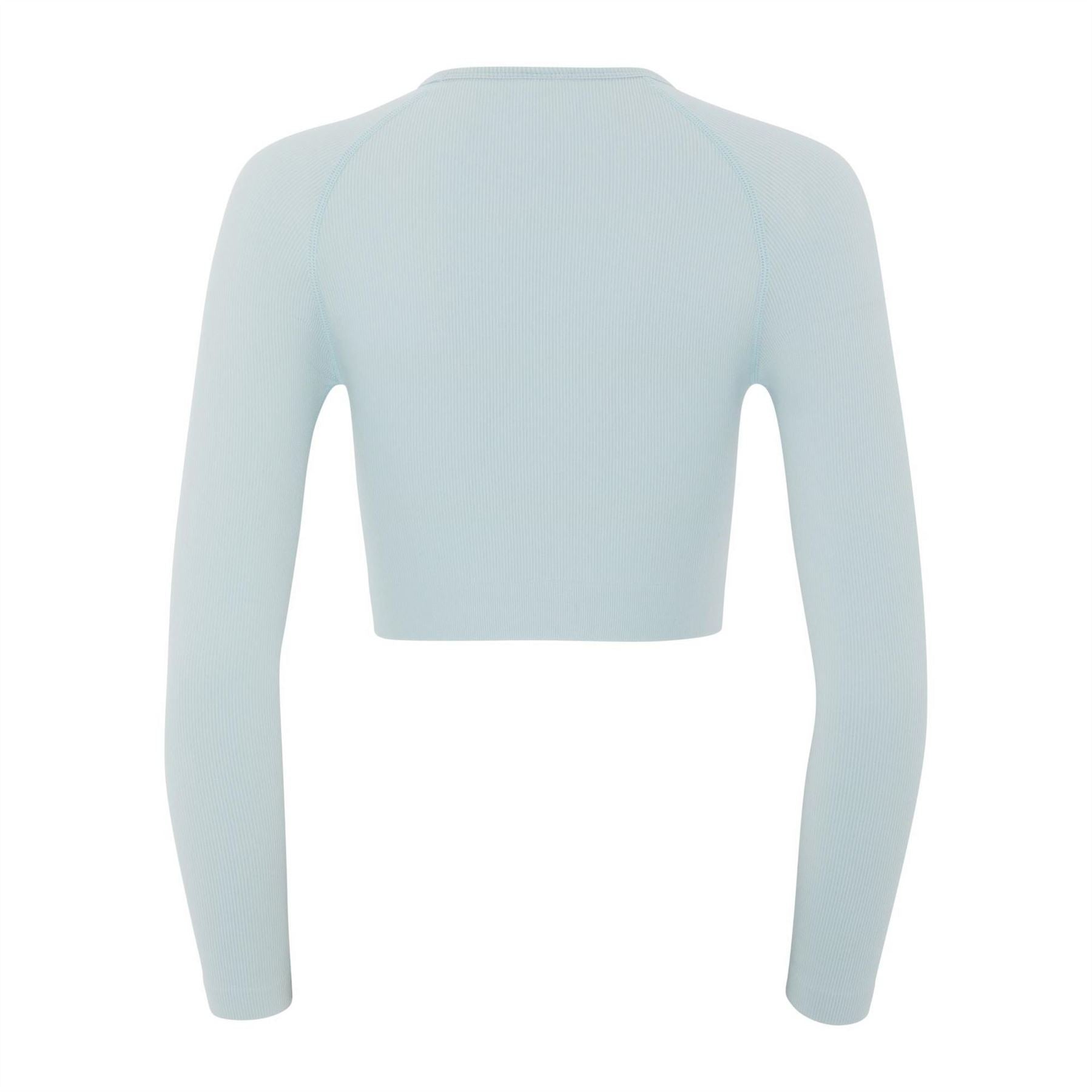 HIIT Seamless Ribbed Long Sleeve Cropped Top