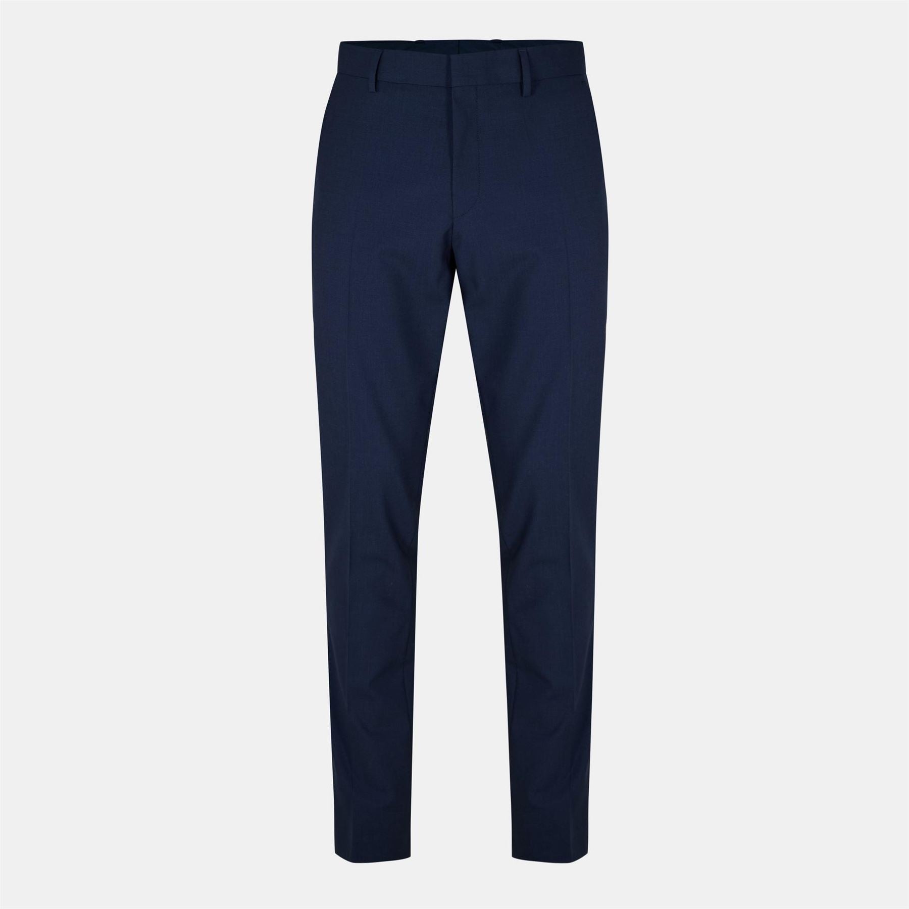 Boss Genius Solid Patterned Straight Chinos