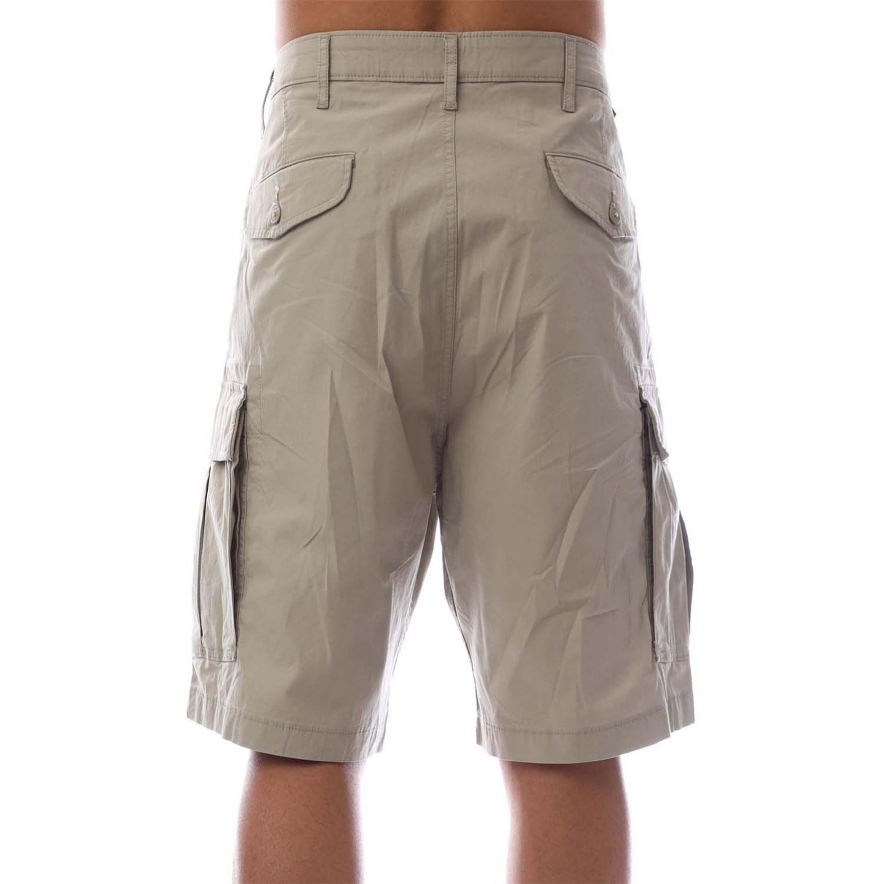 Levis Solid Patterned Bermuda Shorts with Logo
