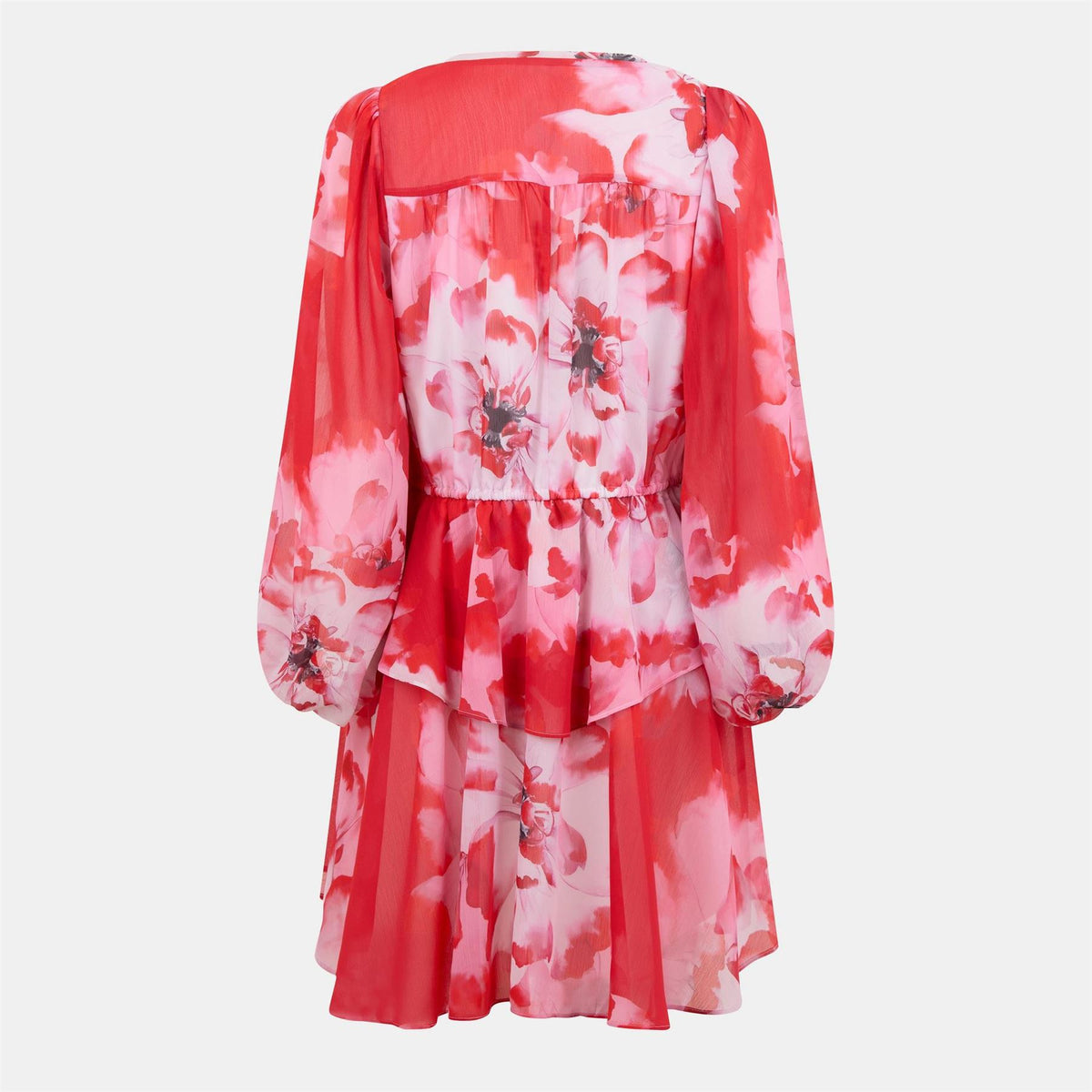 Ted Baker Woven V-Neck Mini A-Line Dress