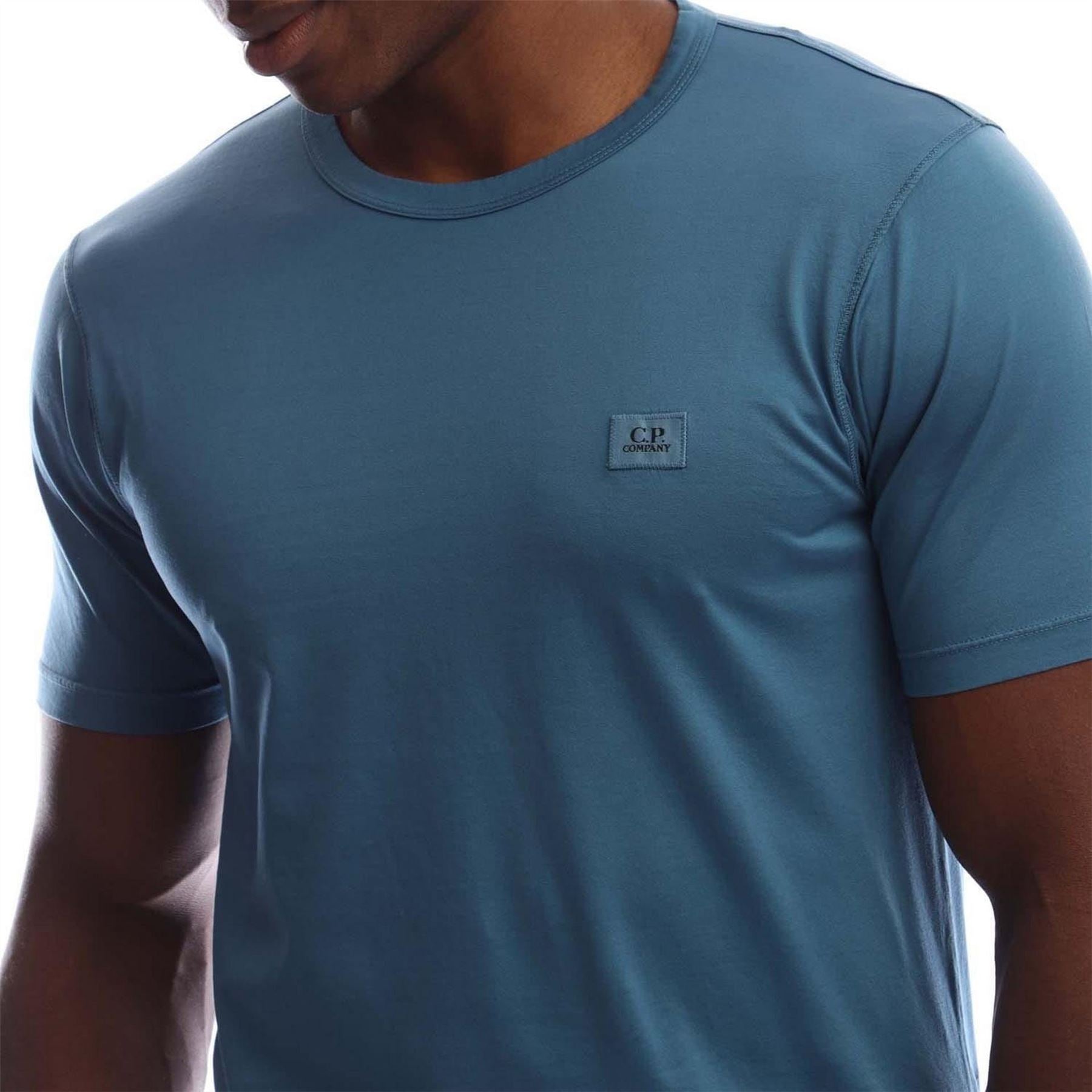 CP Company 2 Mercerized Jersey Logo Patch T-Shirt