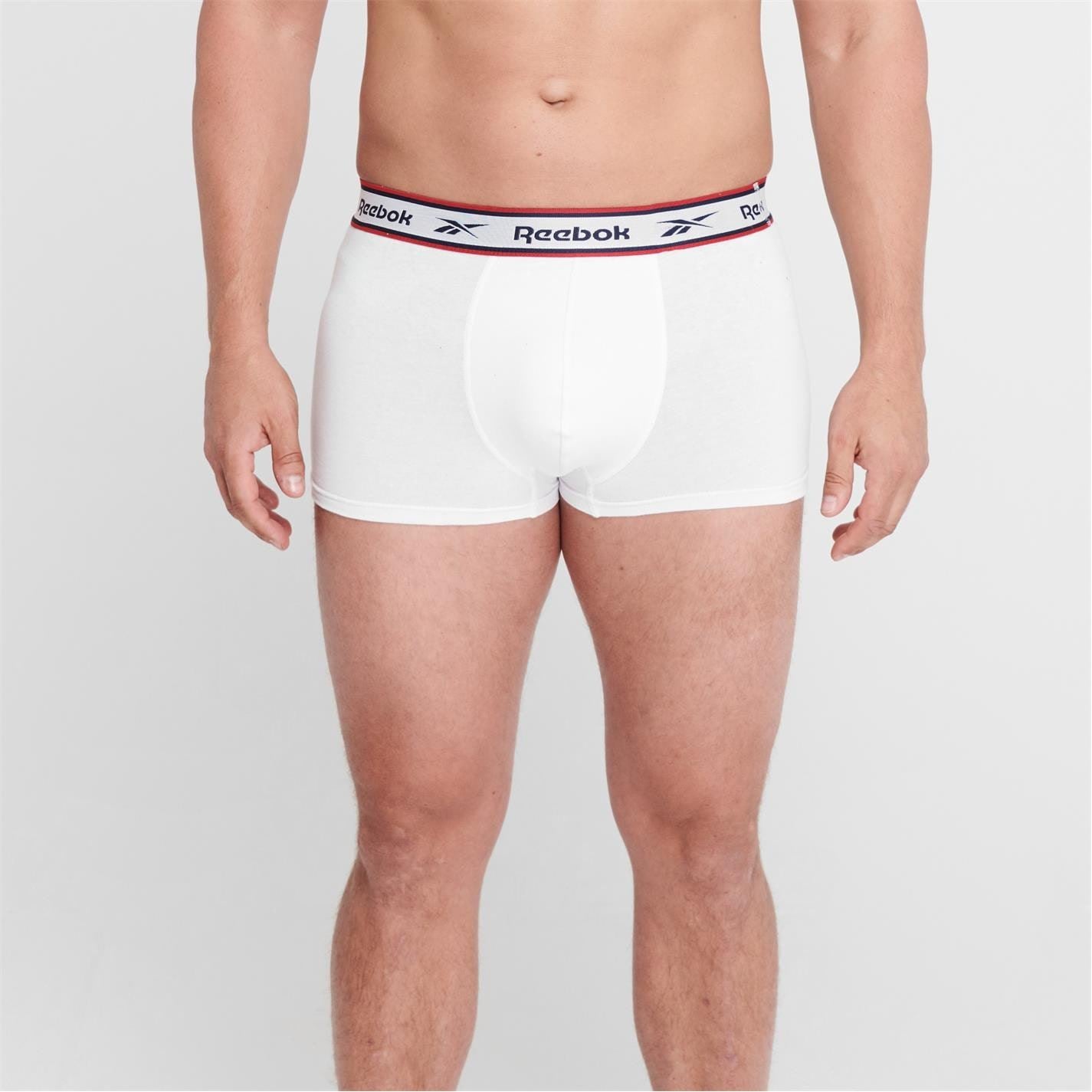 Reebok Mens 3 Pack Boxer Shorts Barlow