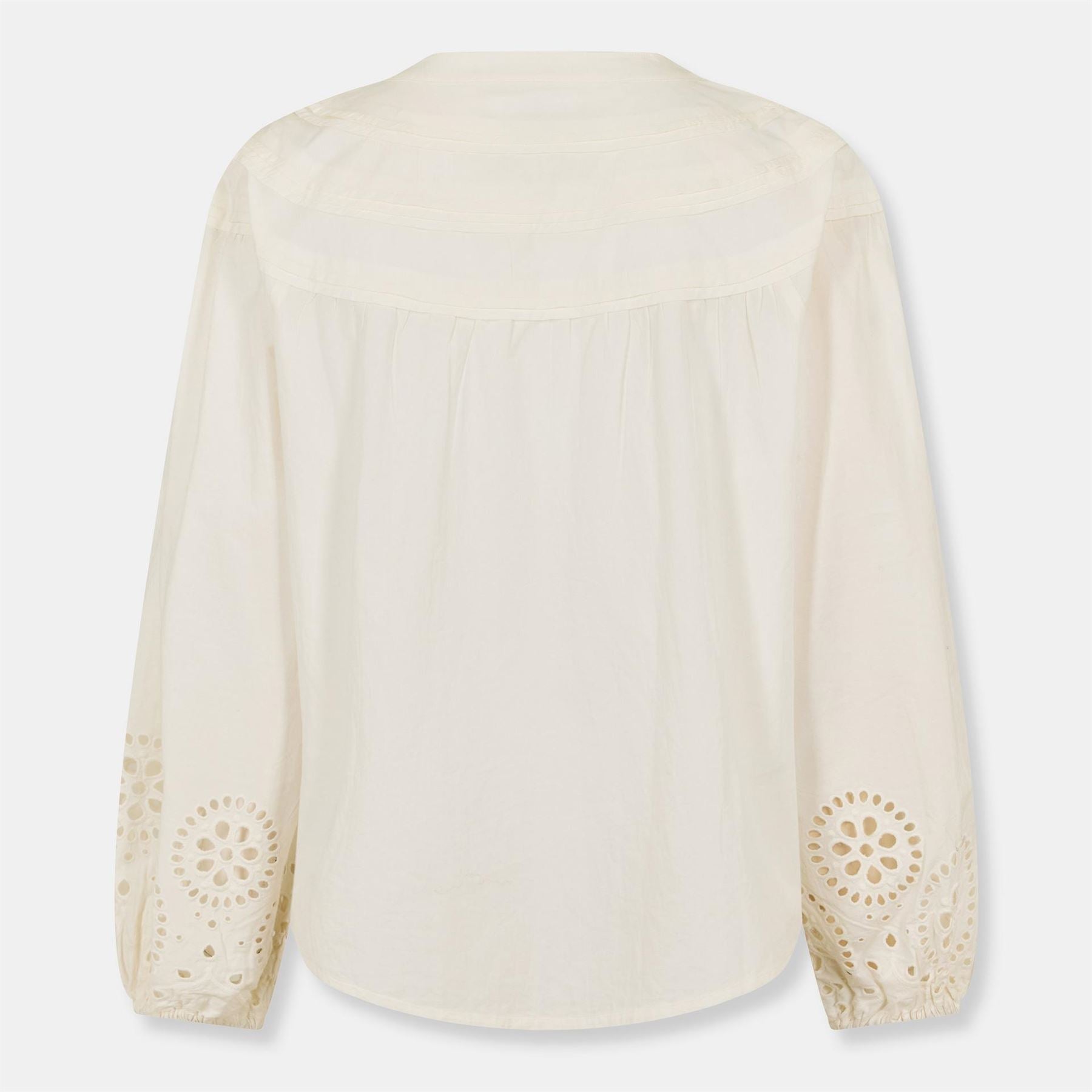 Velvet by Graham and Spencer Regular Fit Bishop Sleeve Blouse