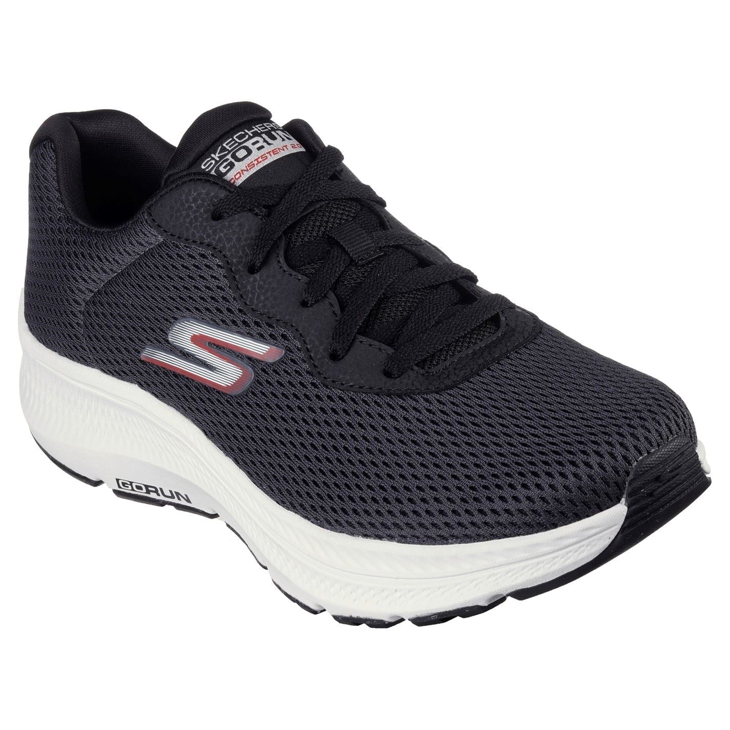 Skechers Basic Mesh Lace Up Road Running Trainers