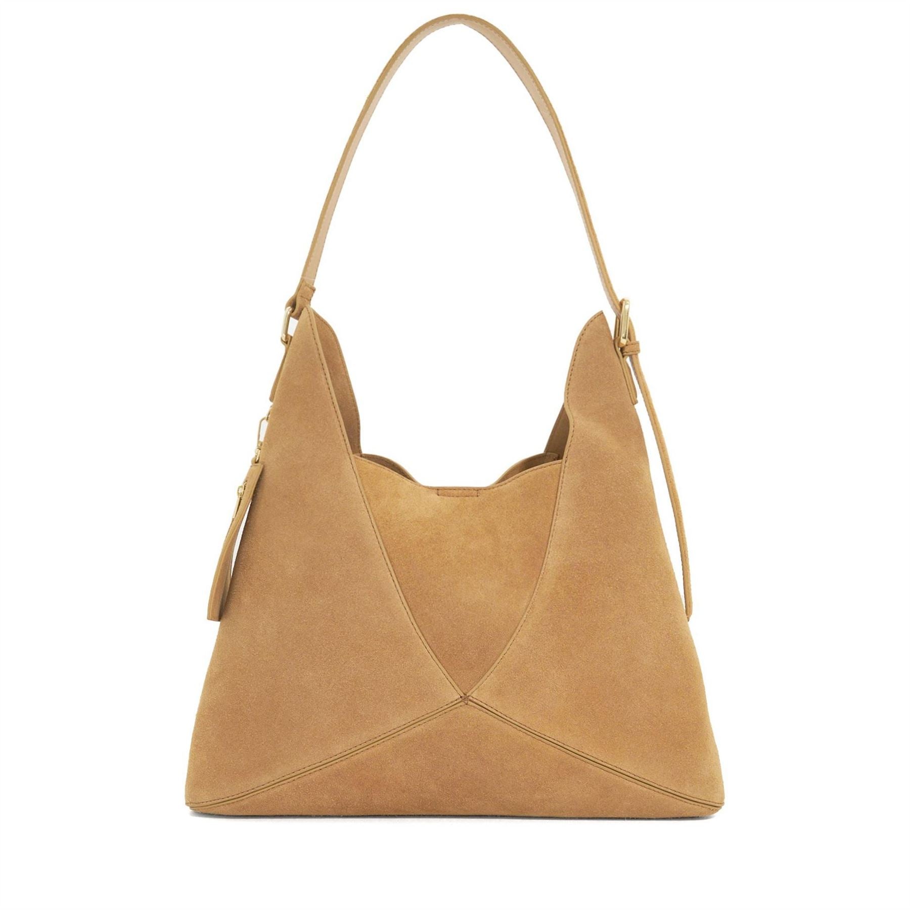 Dune London Dearest Tote Trapezoid Shape Gold Tone Hardware