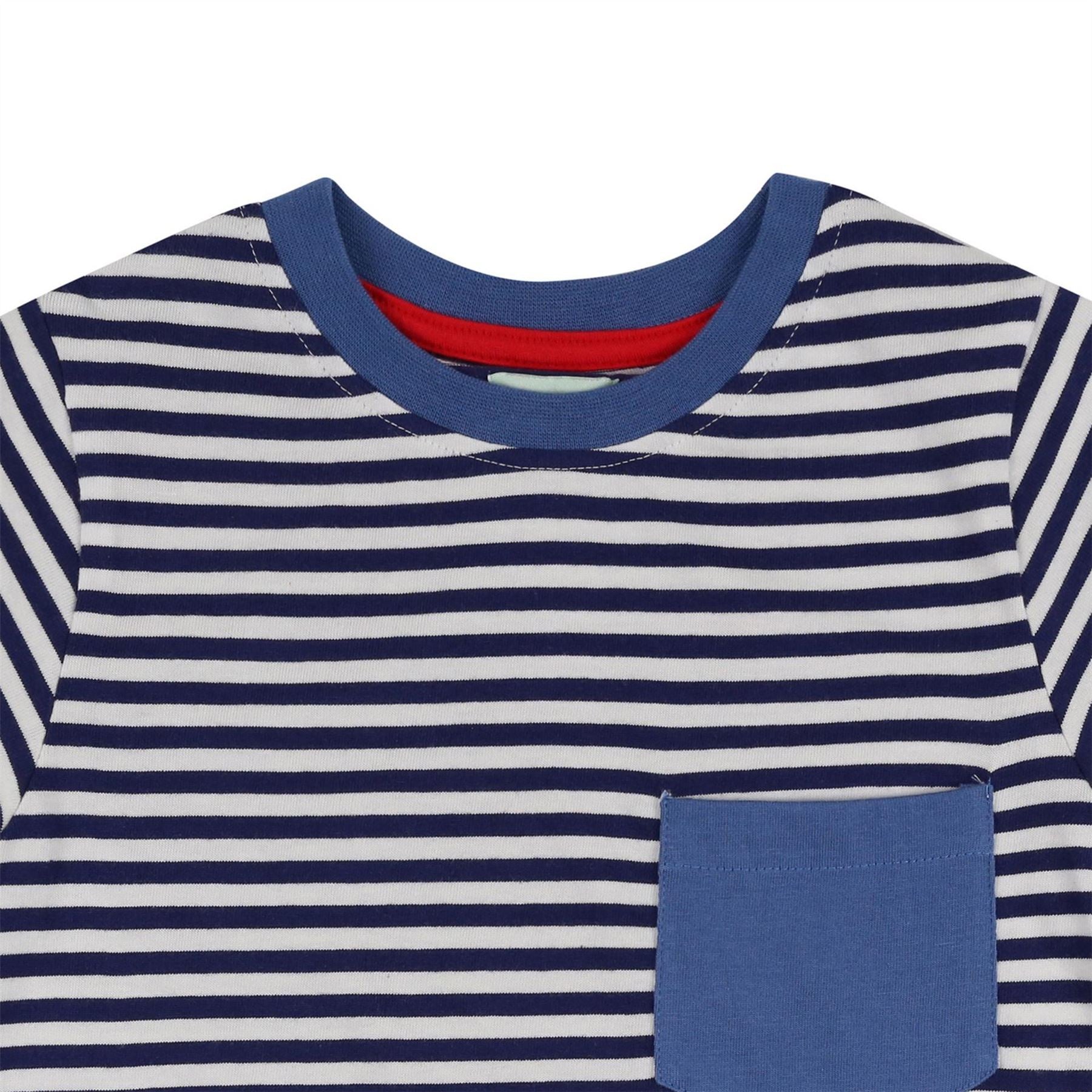 Lilly and Sid  And  Sid Multicoloured Animal Safari And Stripe Print T-Shirt   2 Pack