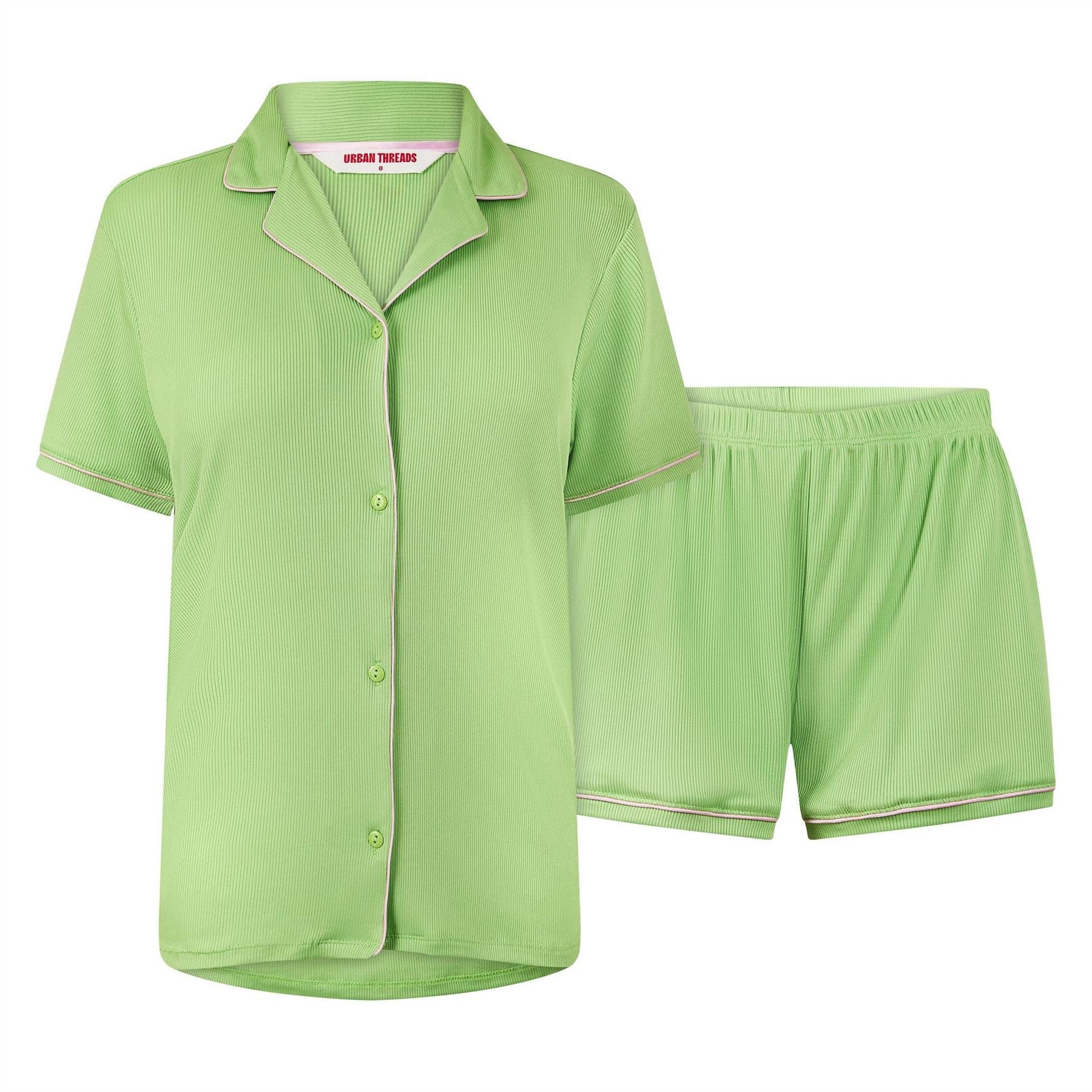 Urban Threads Short Sleeve Pyjama Set