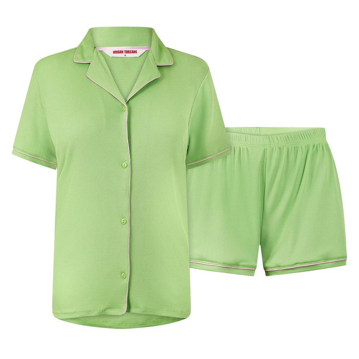 Urban Threads Short Sleeve Pyjama Set