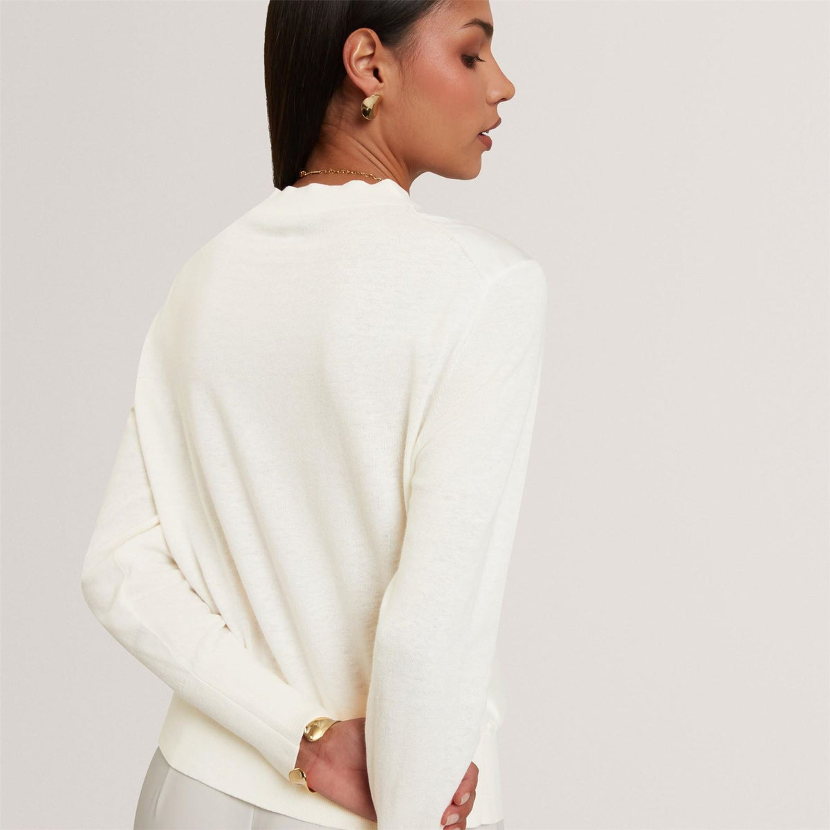 Ted Baker Long Sleeve Printed Front Sweatshirt