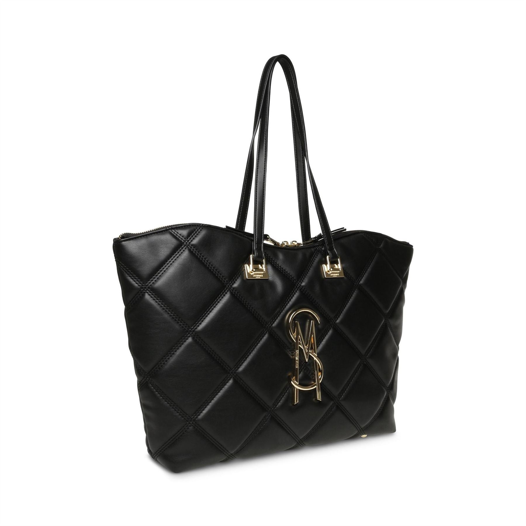 Steve Madden Bvuse Trapezoid Shape Quilted  Tote