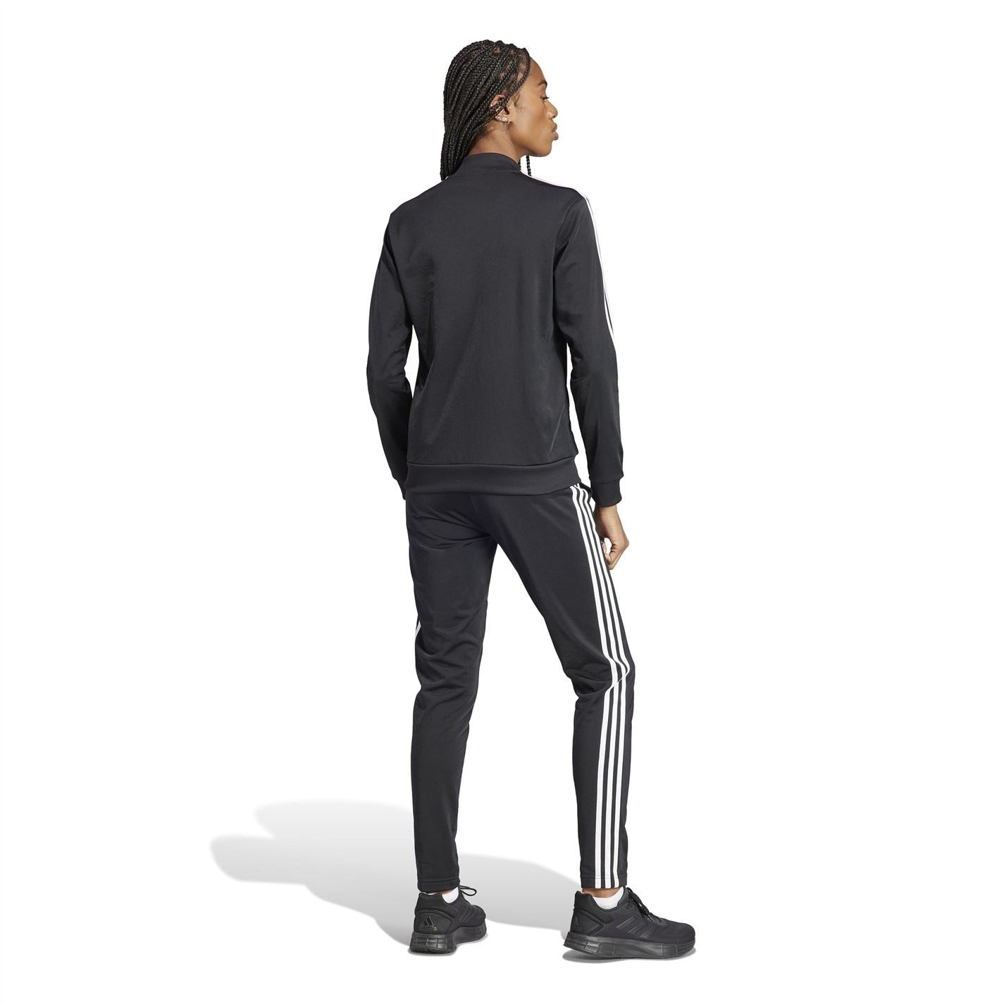adidas Womens Back 2 Basics 3 Stripes Tracksuit