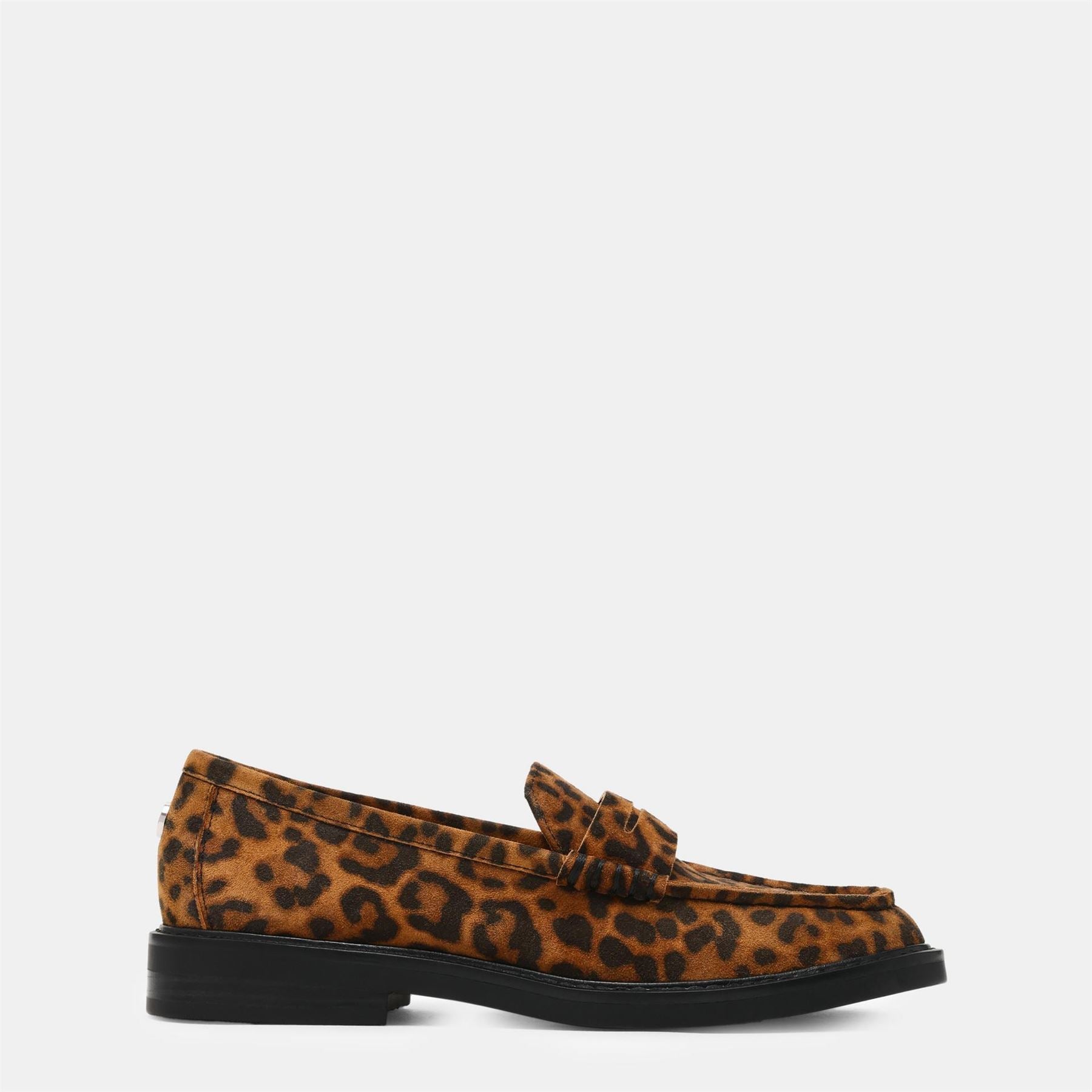 Steve Madden Adison Penny Loafers with Leopard Pattern