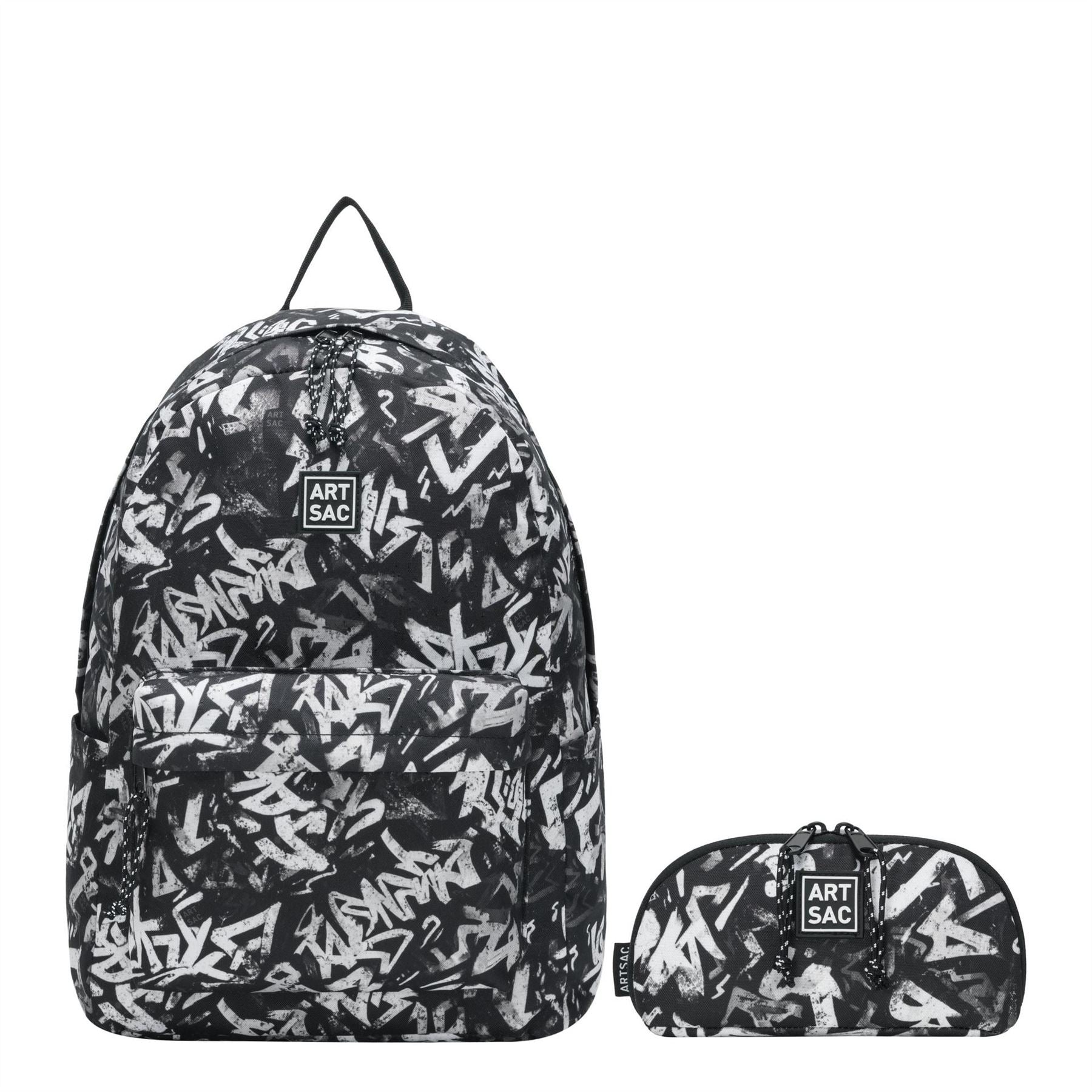 Artsac Front Pocket Backpack And Pencil Case Set