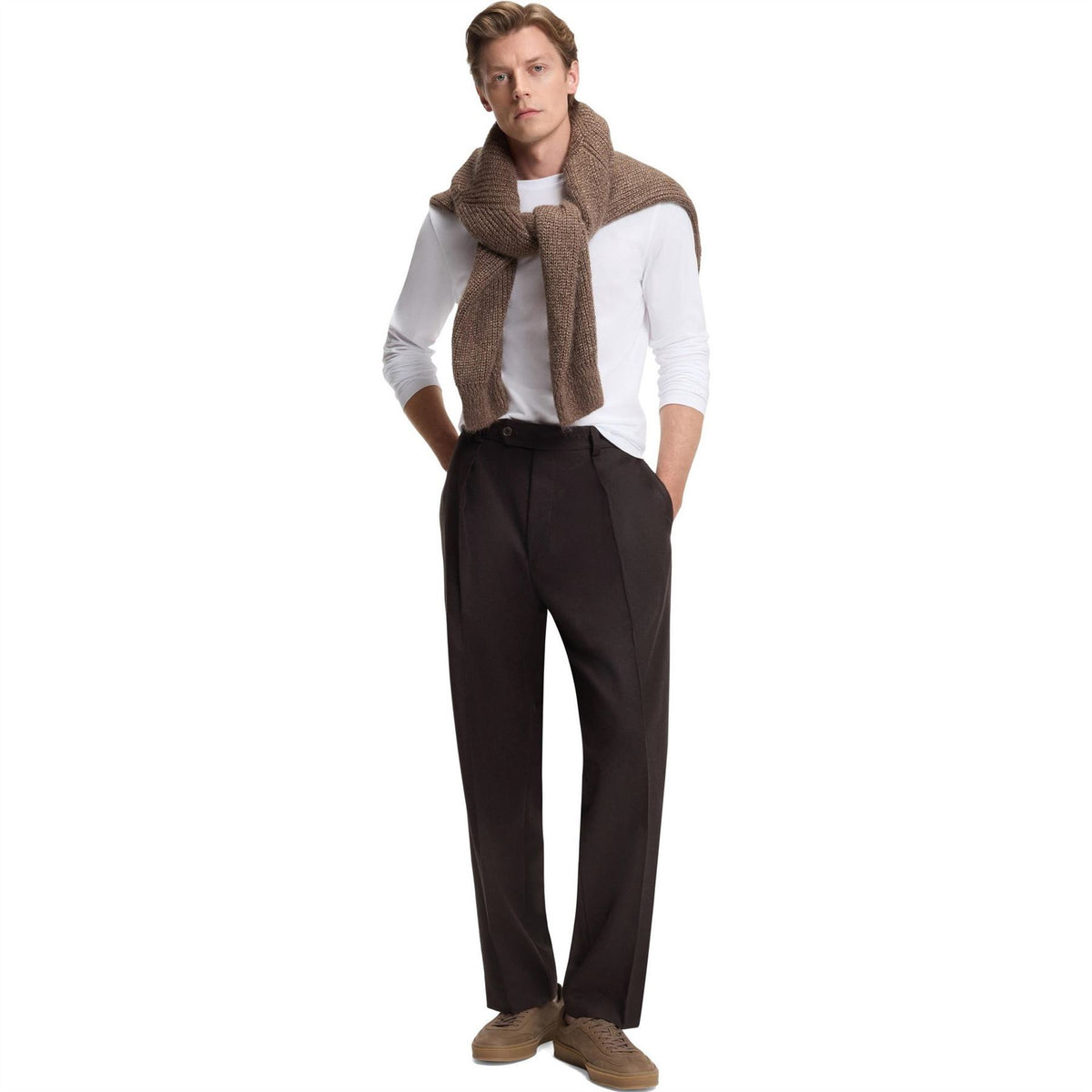 Boss Crew Neck Long Sleeve Regular Fit Sweater