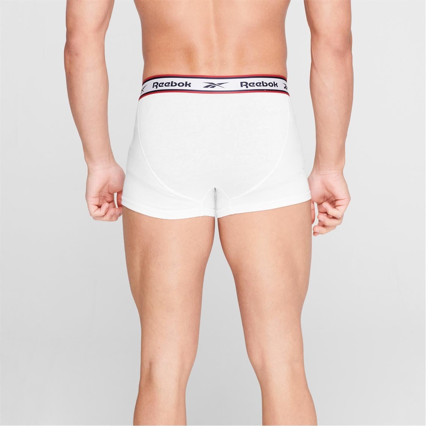 Reebok Mens 3 Pack Boxer Shorts Barlow