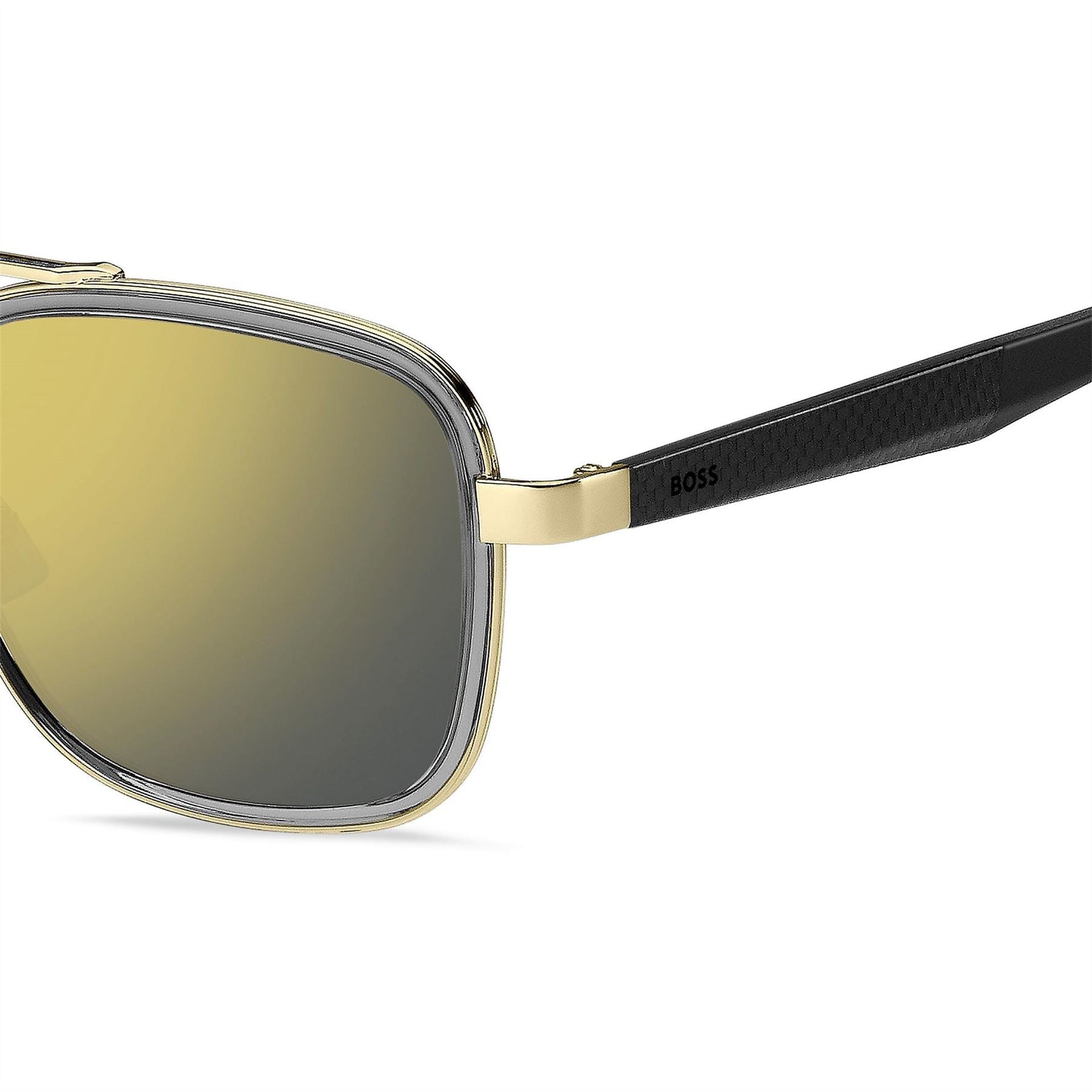 Boss Double Bridge Round Sunglasses