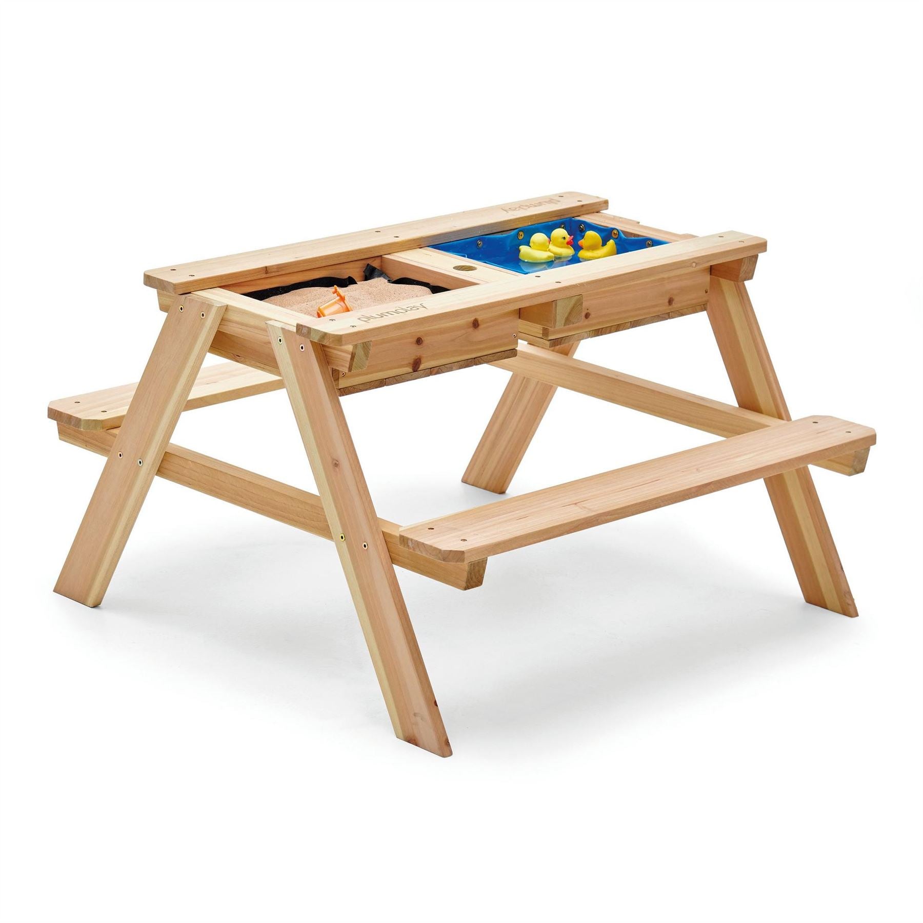 Plum Play Surfside Wooden Sand  And  Water Picnic Table