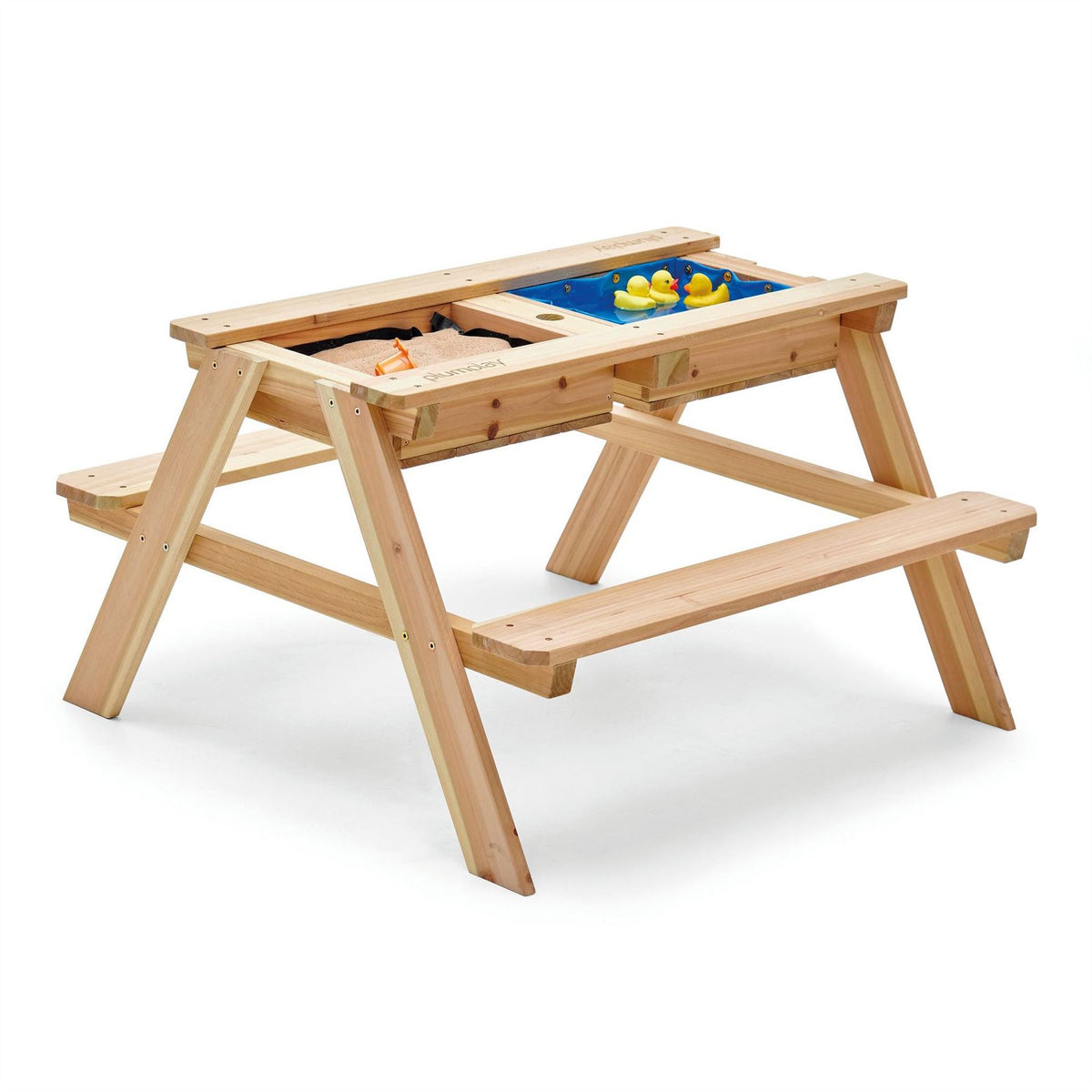 Plum Play Surfside Wooden Sand  And  Water Picnic Table