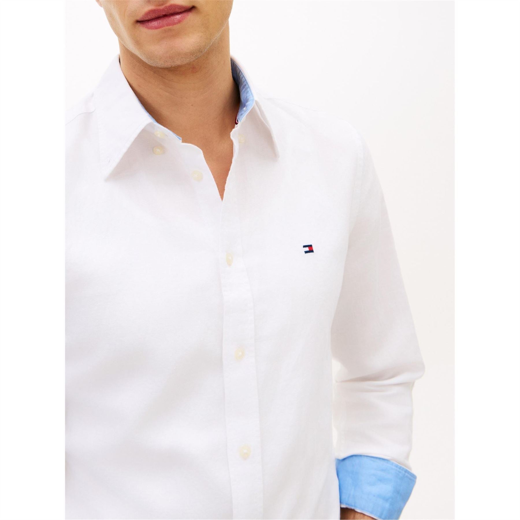Tommy Hilfiger Linen Ls Shirt Sn63