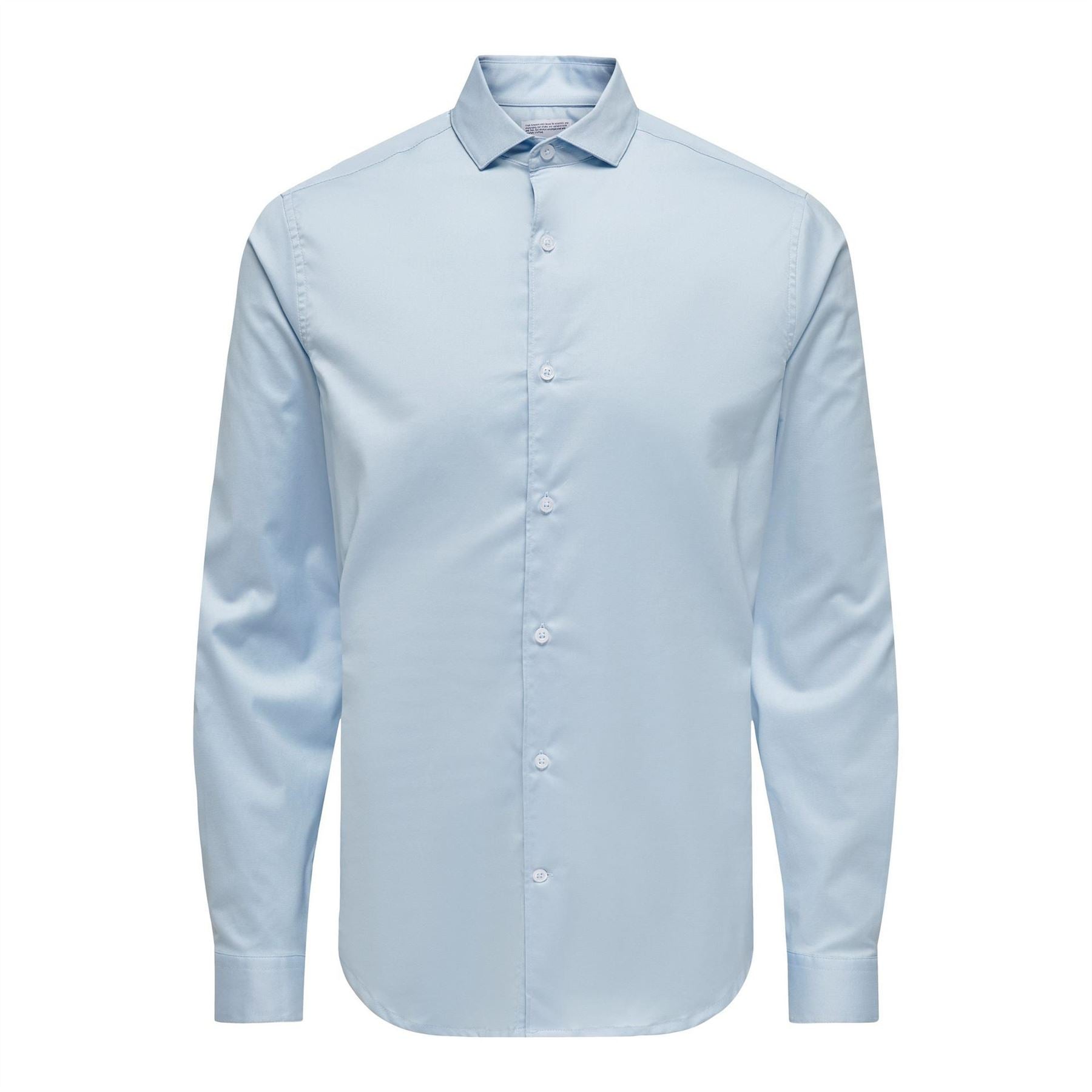 Only Regular Fit Long Sleeve Point Collar Shirt