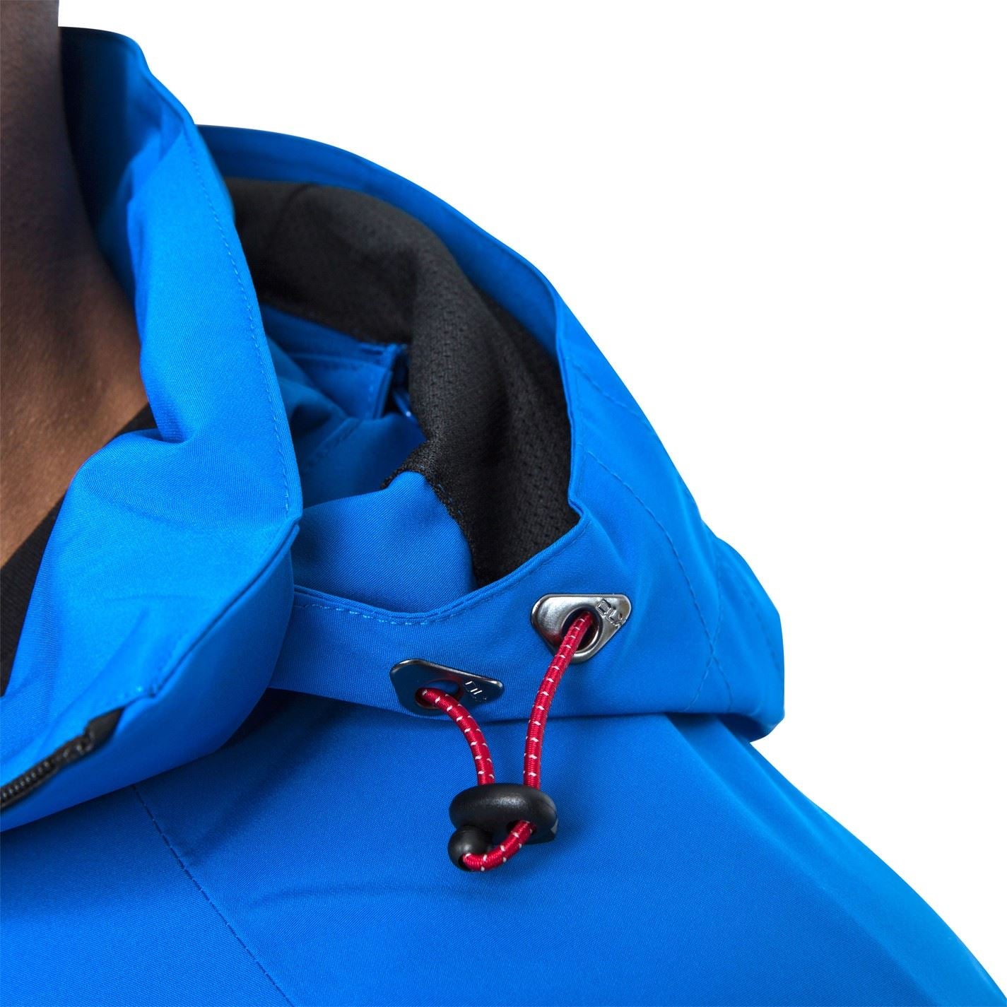 DLX Kumar Hooded Solid Patterned Zipped Pocket Rain Jacket