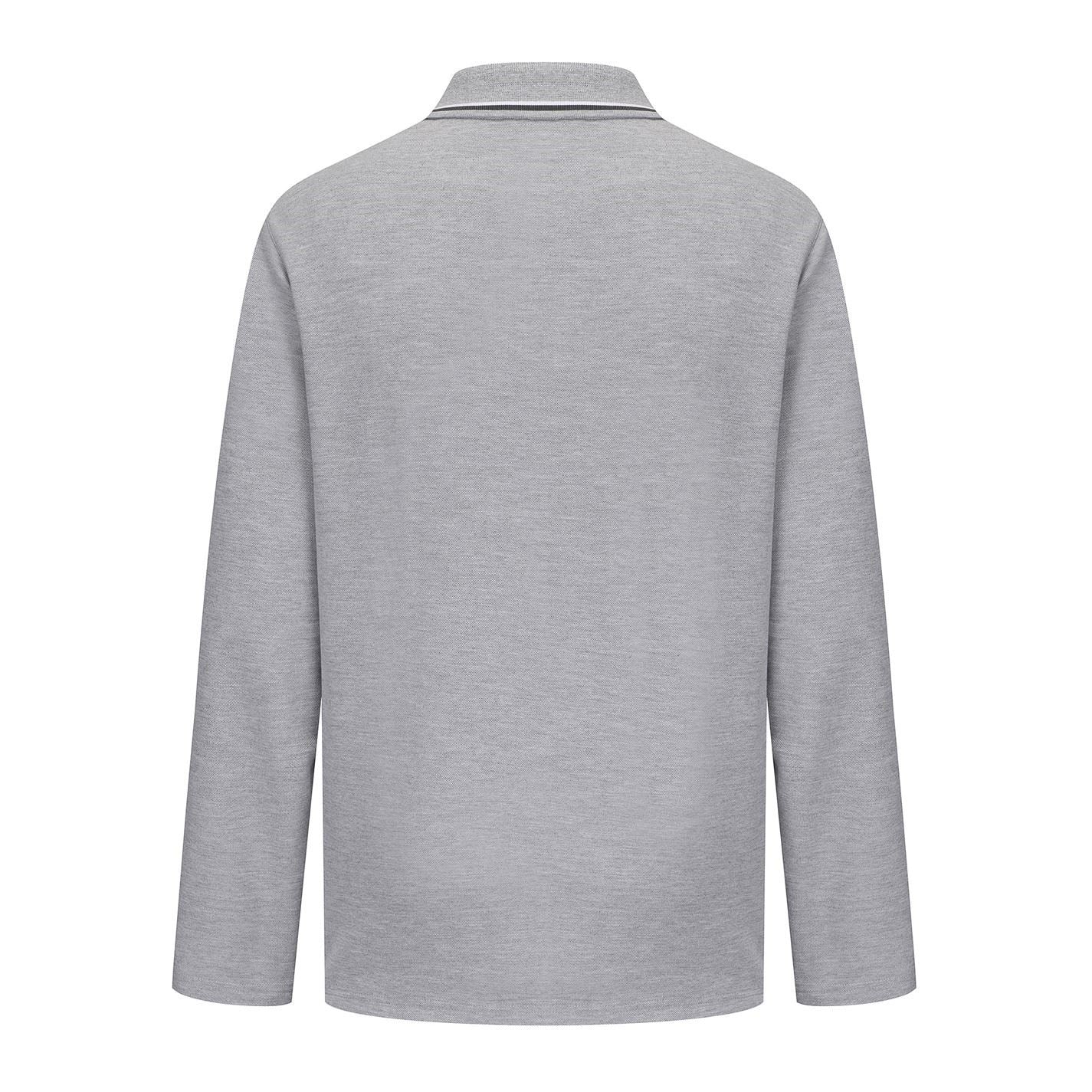 Slazenger Mens Long Sleeve Tipped Polo