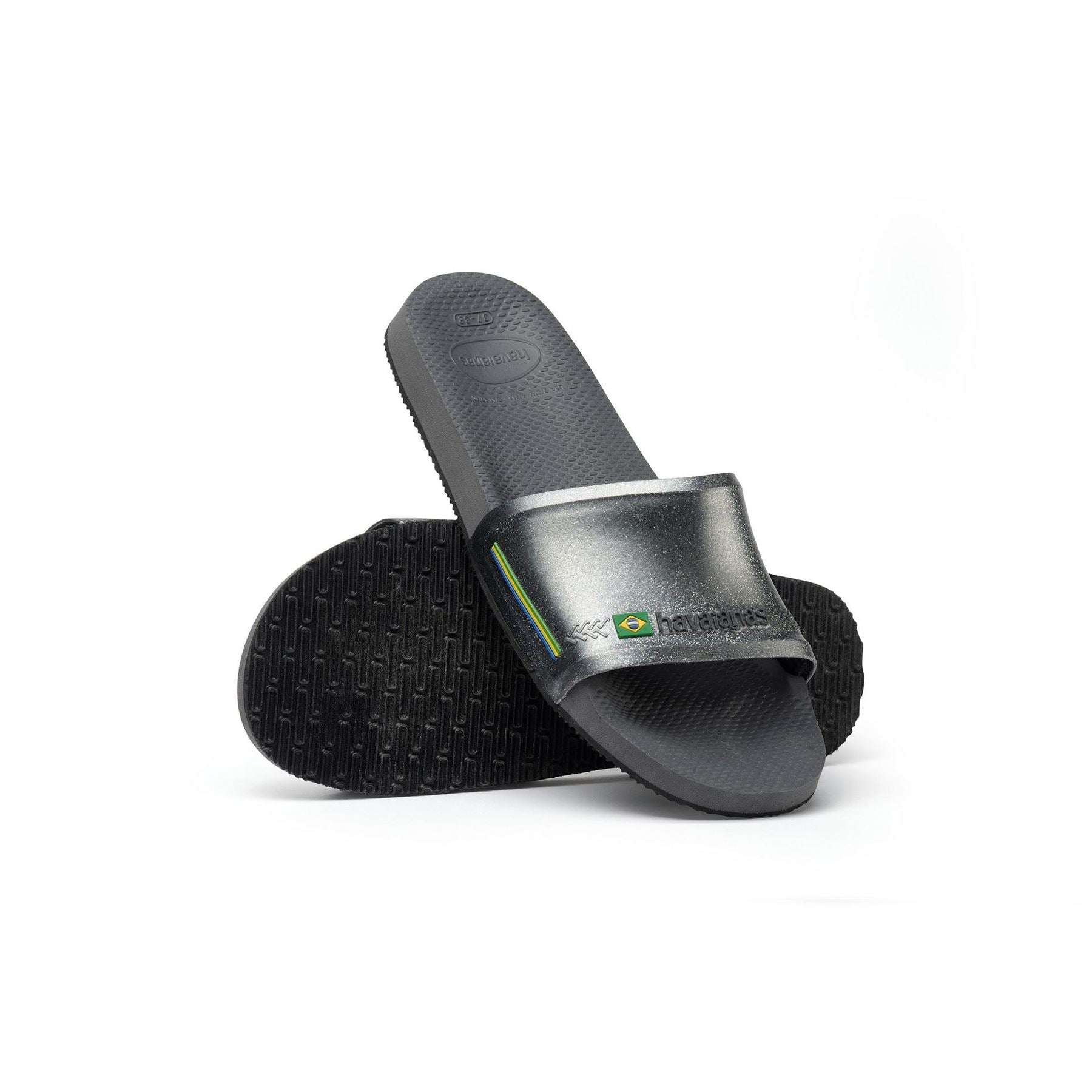Havaianas Slide Brasil Open Toe Slide Sandals