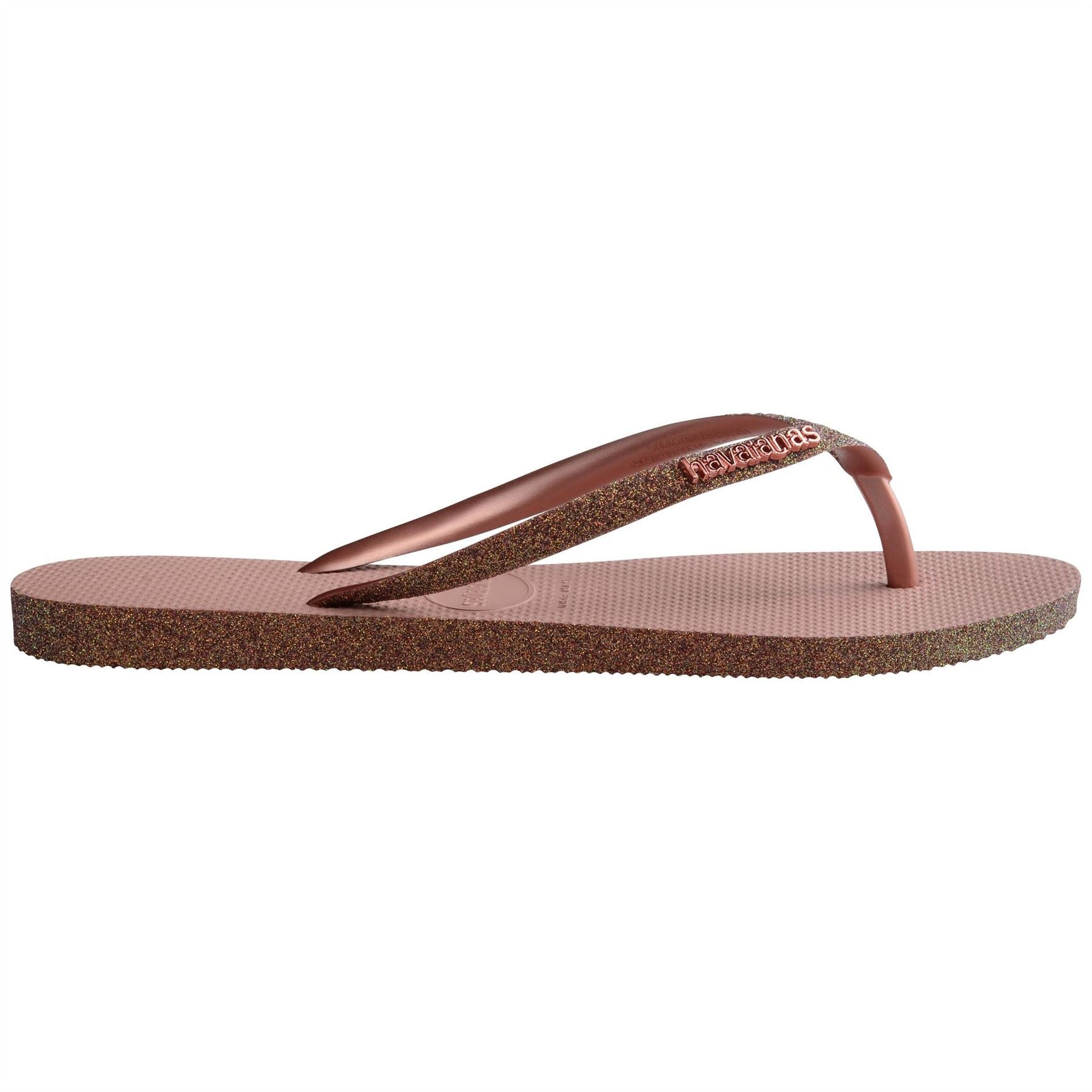 Havaianas Kids Slim Sparkle Ii Crocus Rose Flip Flops