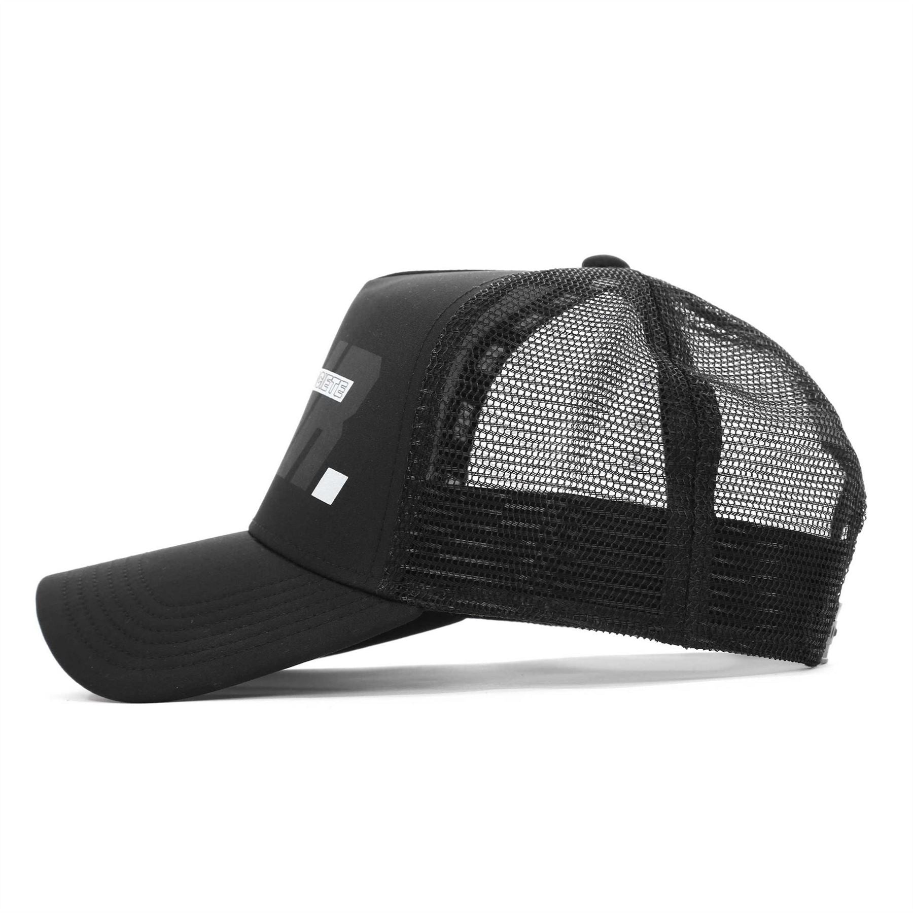 Societe Noir Reflective Lettering Trucker Cap