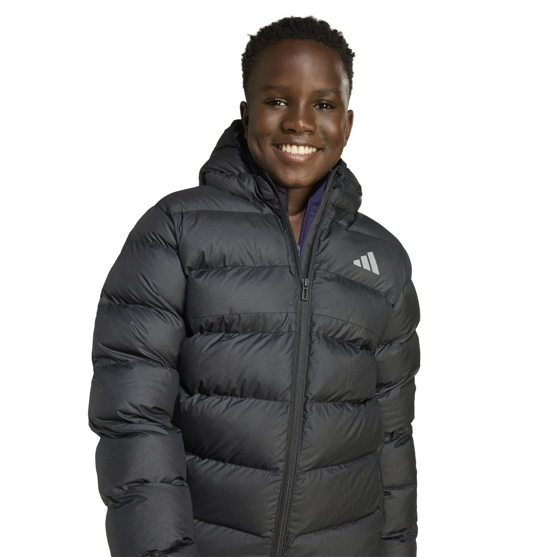 adidas Kids Synthetic Down Water Repellent Climawarm Puffer Jacket