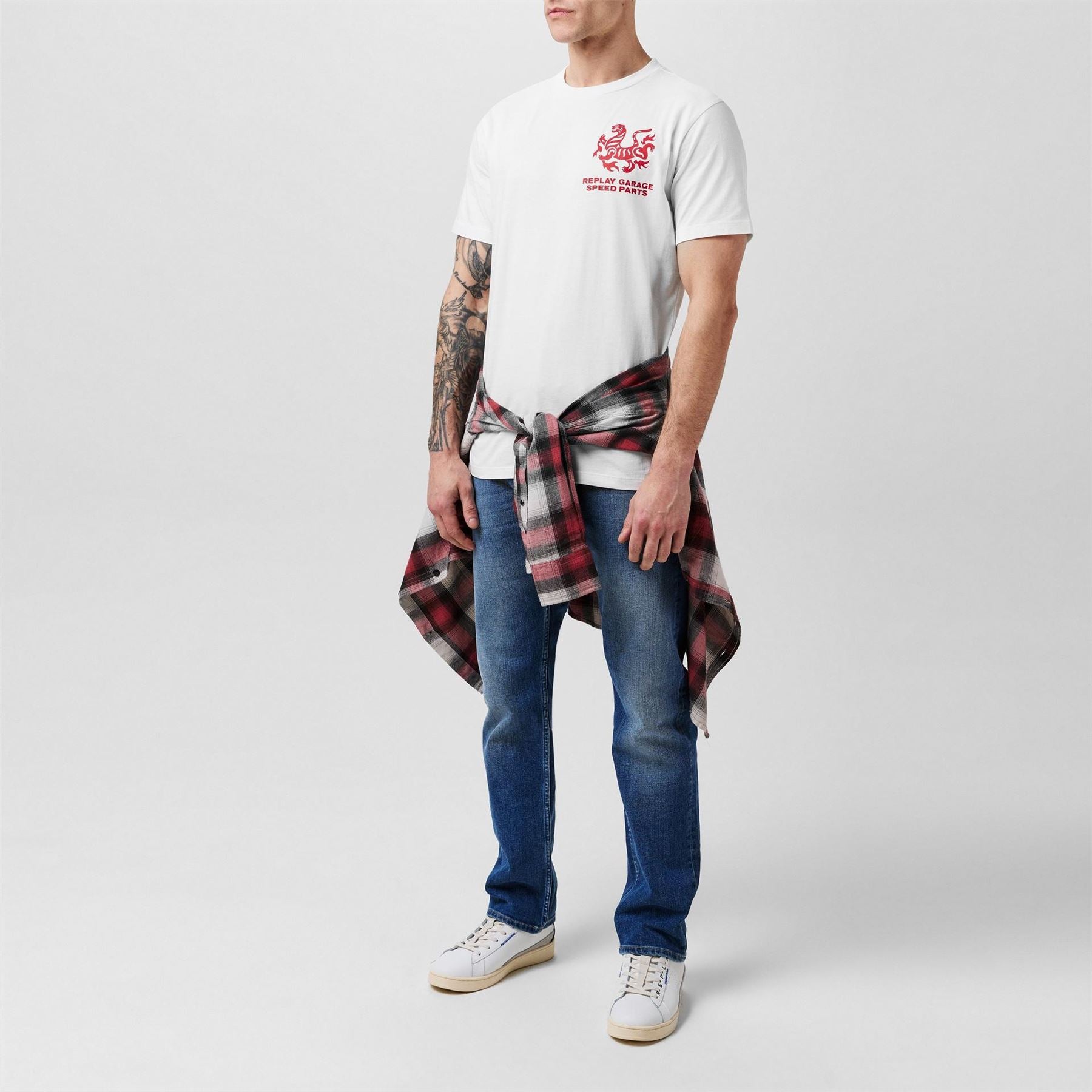Replay Regular Fit Crew Neck Short Sleeve T-Shirt