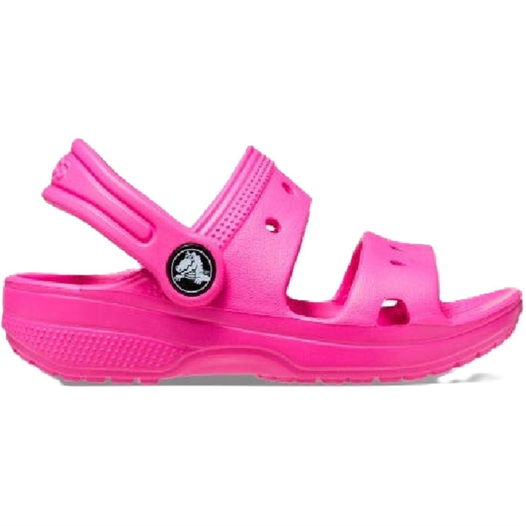 Crocs Classic Shuv Sandals with Crocodile Print