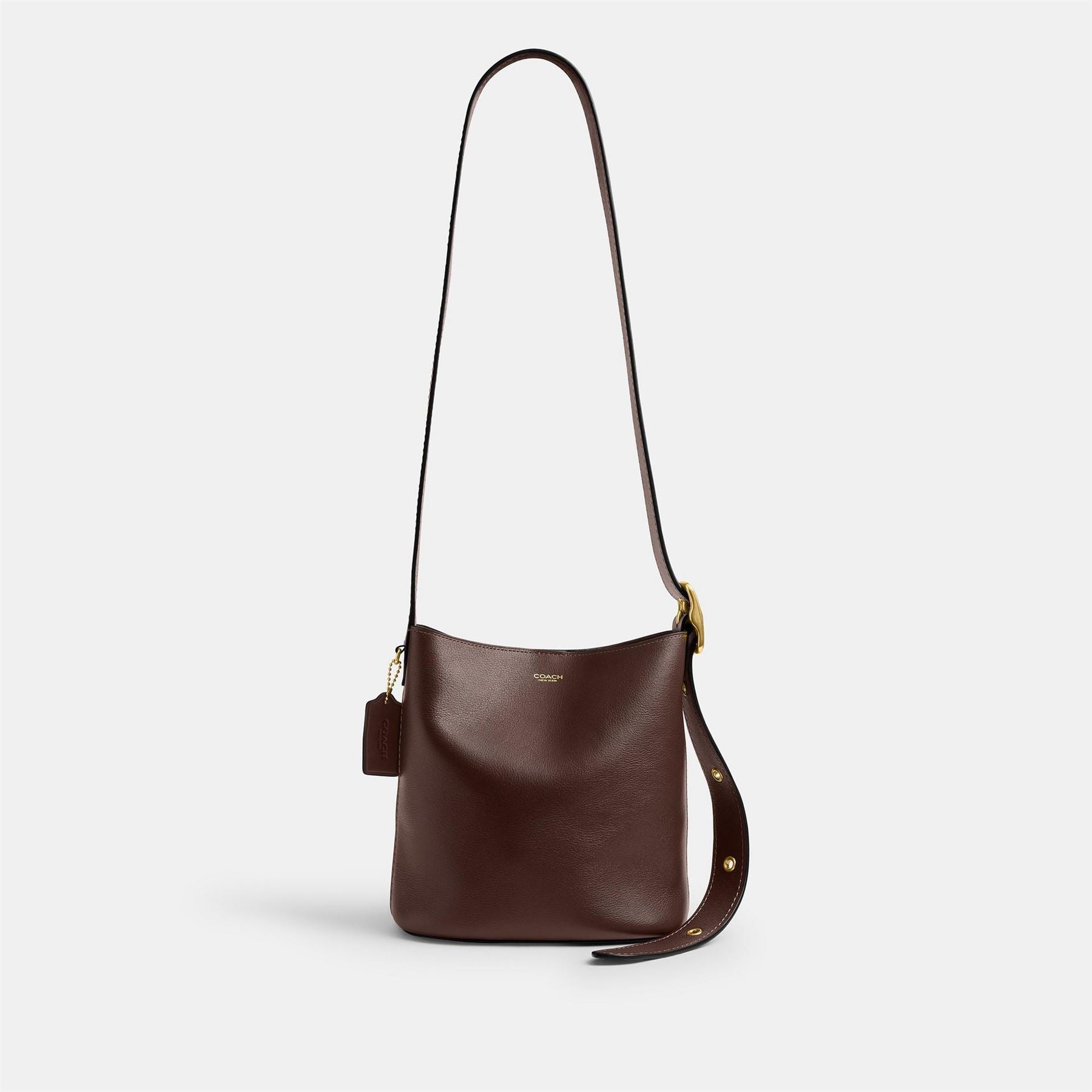 Coach Bleeker Cylinder Shape Cross Body with Patch