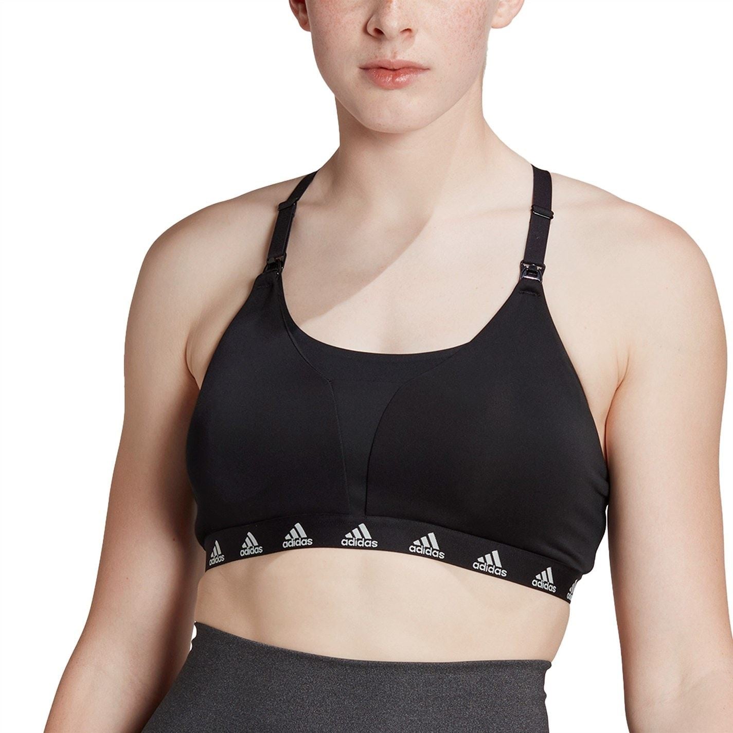 adidas Womens Grow Positivity Everyday Light Support Nursing Bra
