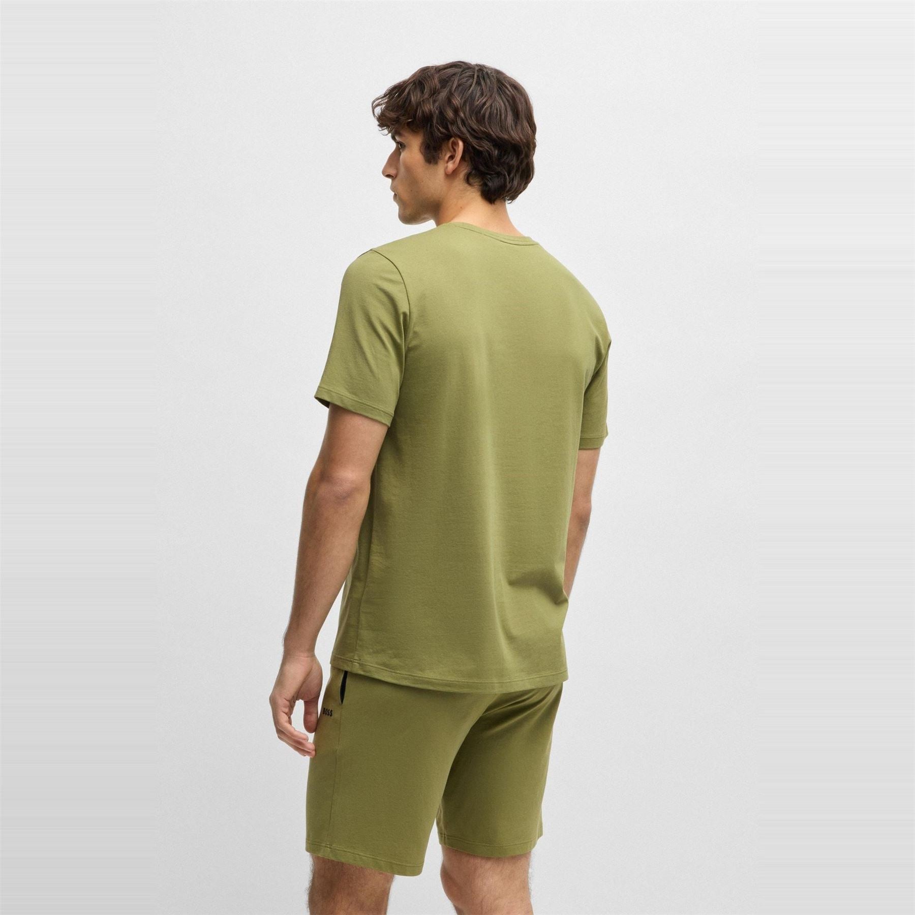 Boss BOSS Bodywear Mix  And  Match Premium Cotton T Shirt with Logo Detail
