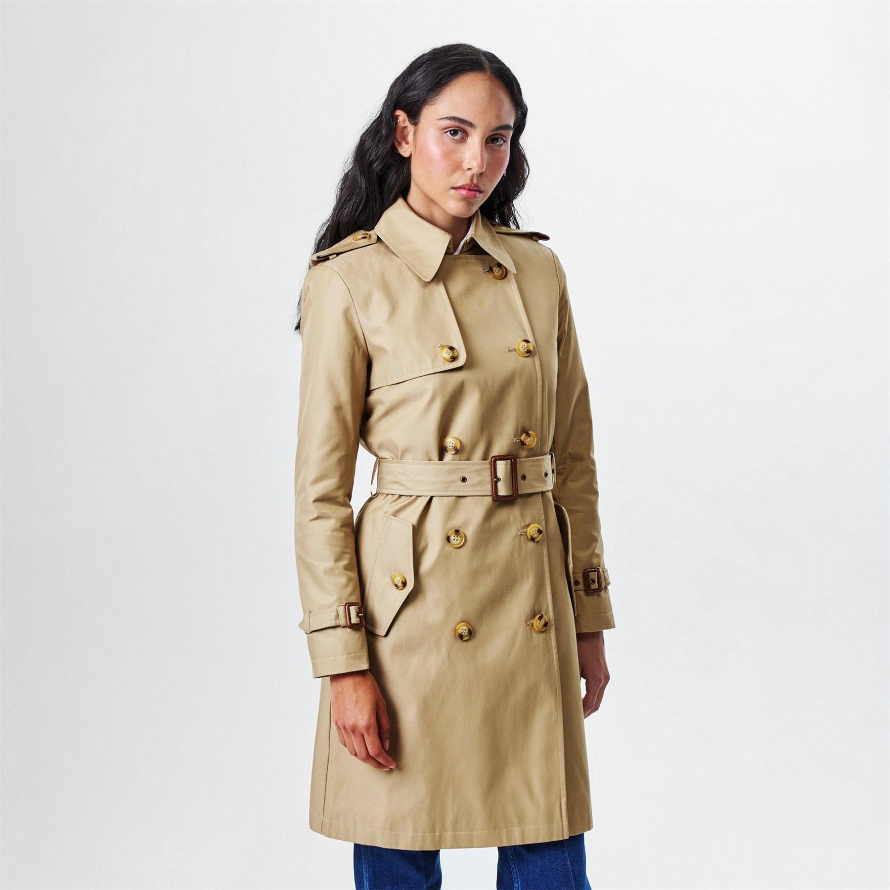 Lauren by Ralph Lauren Breasted Trench Coat