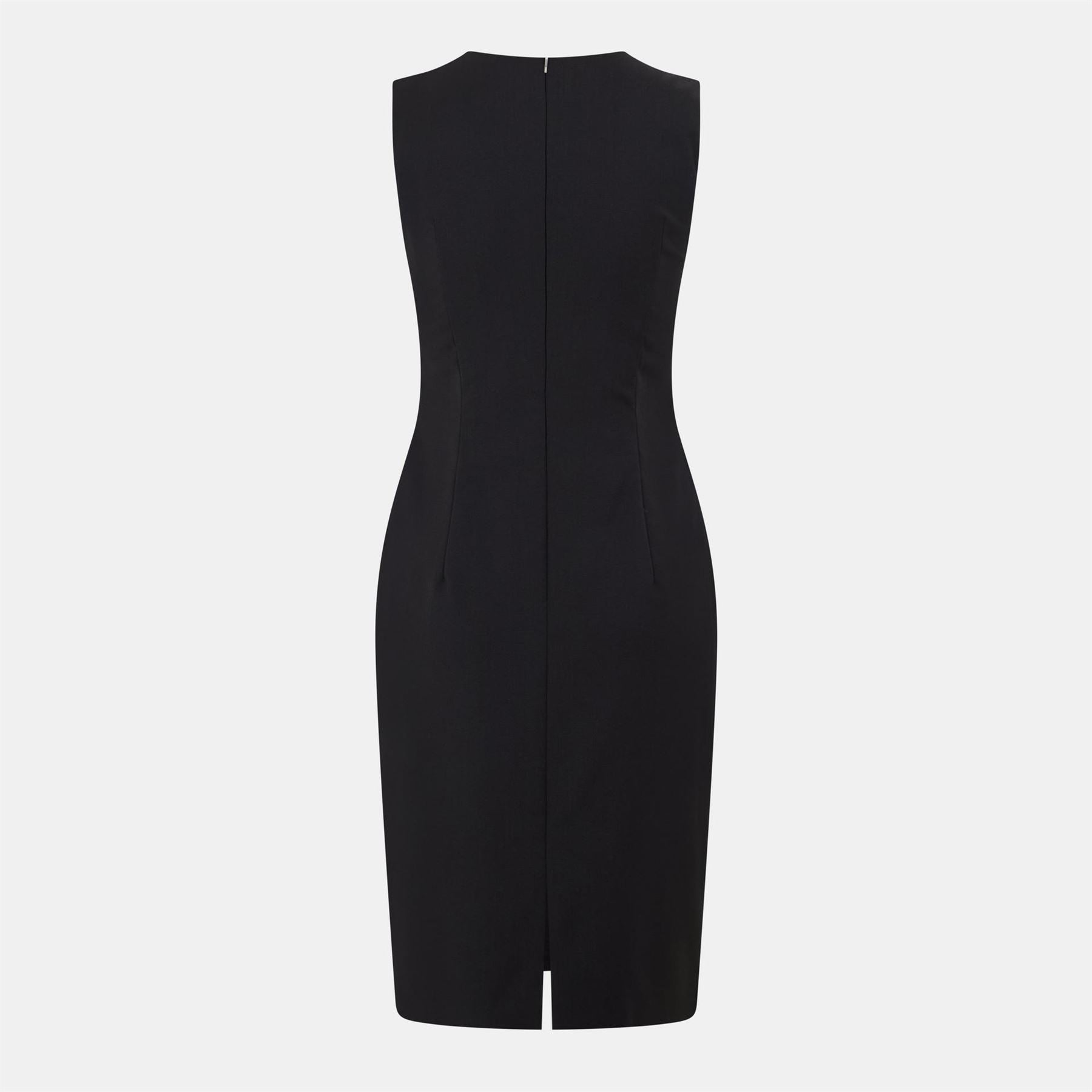 Boss Dirulah Crew Neck Sleeveless Knee Length Dress