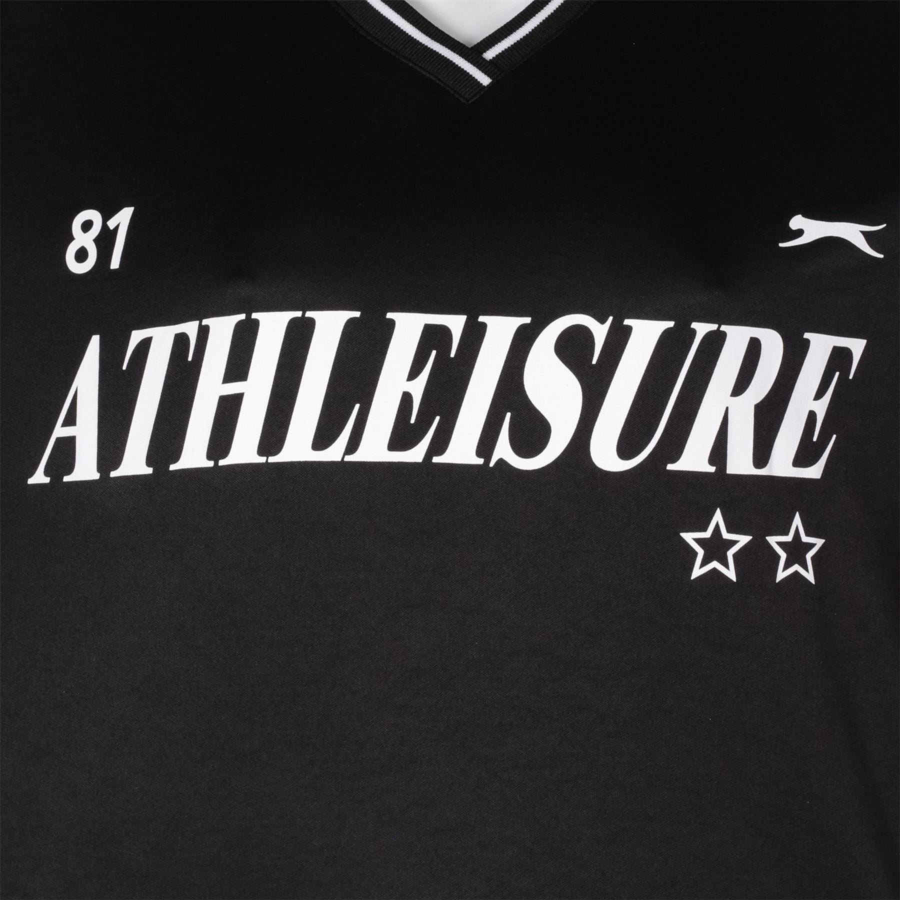 Slazenger Oversize Fit V-Neck Football T-Shirt