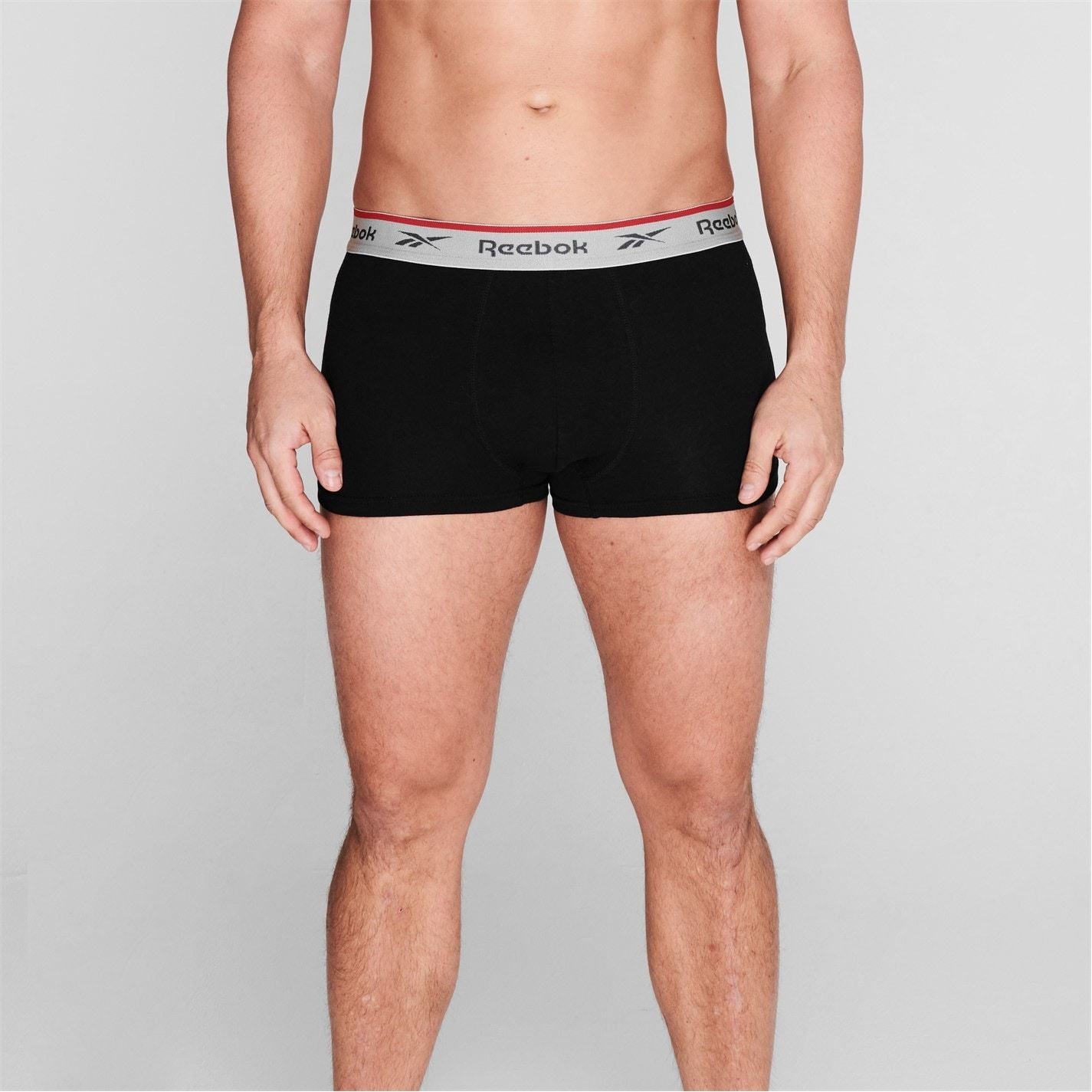 Reebok Mens 4 Pack Everyday Trunks